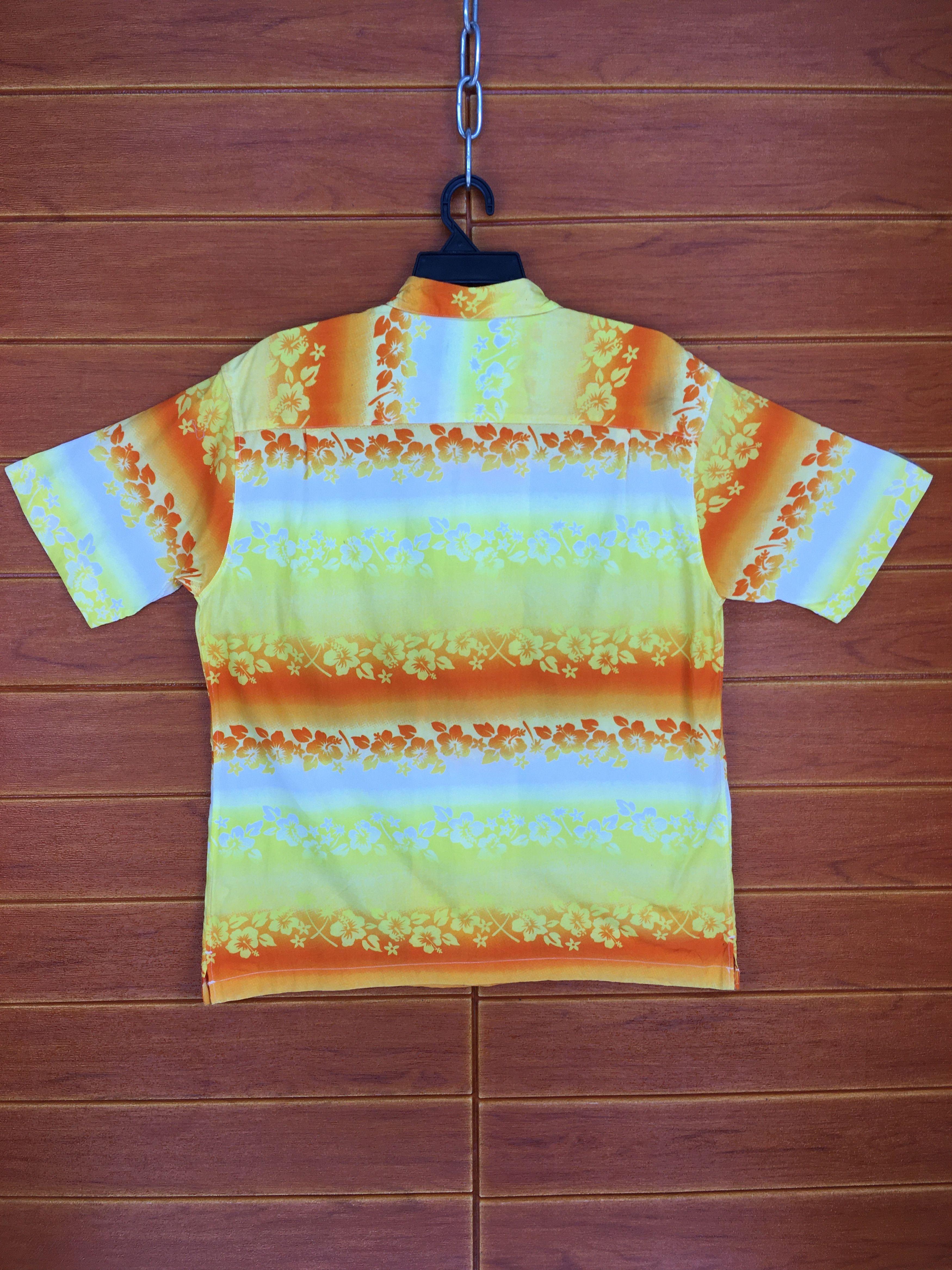 Japanese Brand Japanese Brand ALOHA Flowers Striped Hawaiian Shirt Size US M / EU 48-50 / 2 - 7 Thumbnail