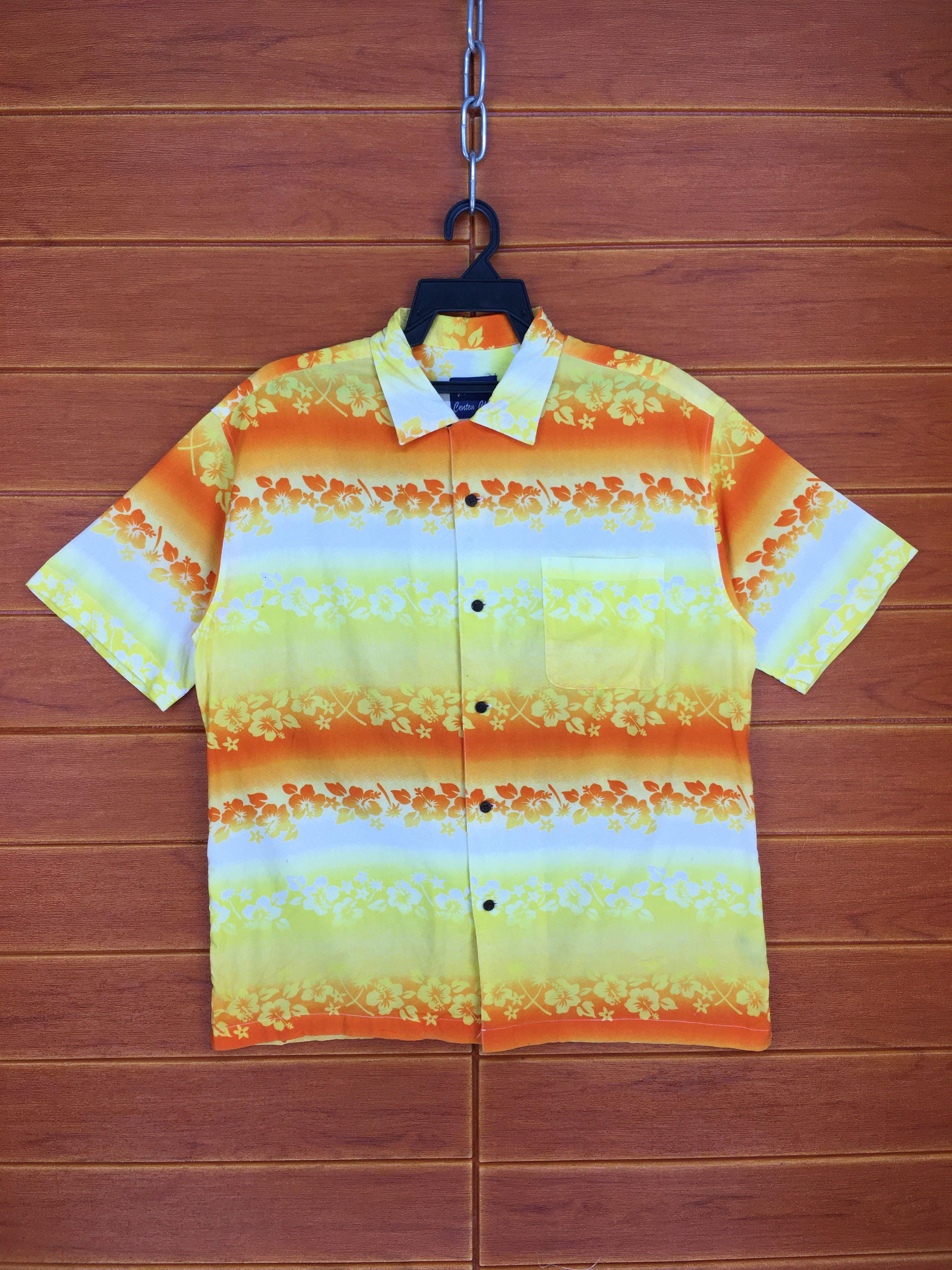 Japanese Brand Japanese Brand ALOHA Flowers Striped Hawaiian Shirt Size US M / EU 48-50 / 2 - 1 Thumbnail