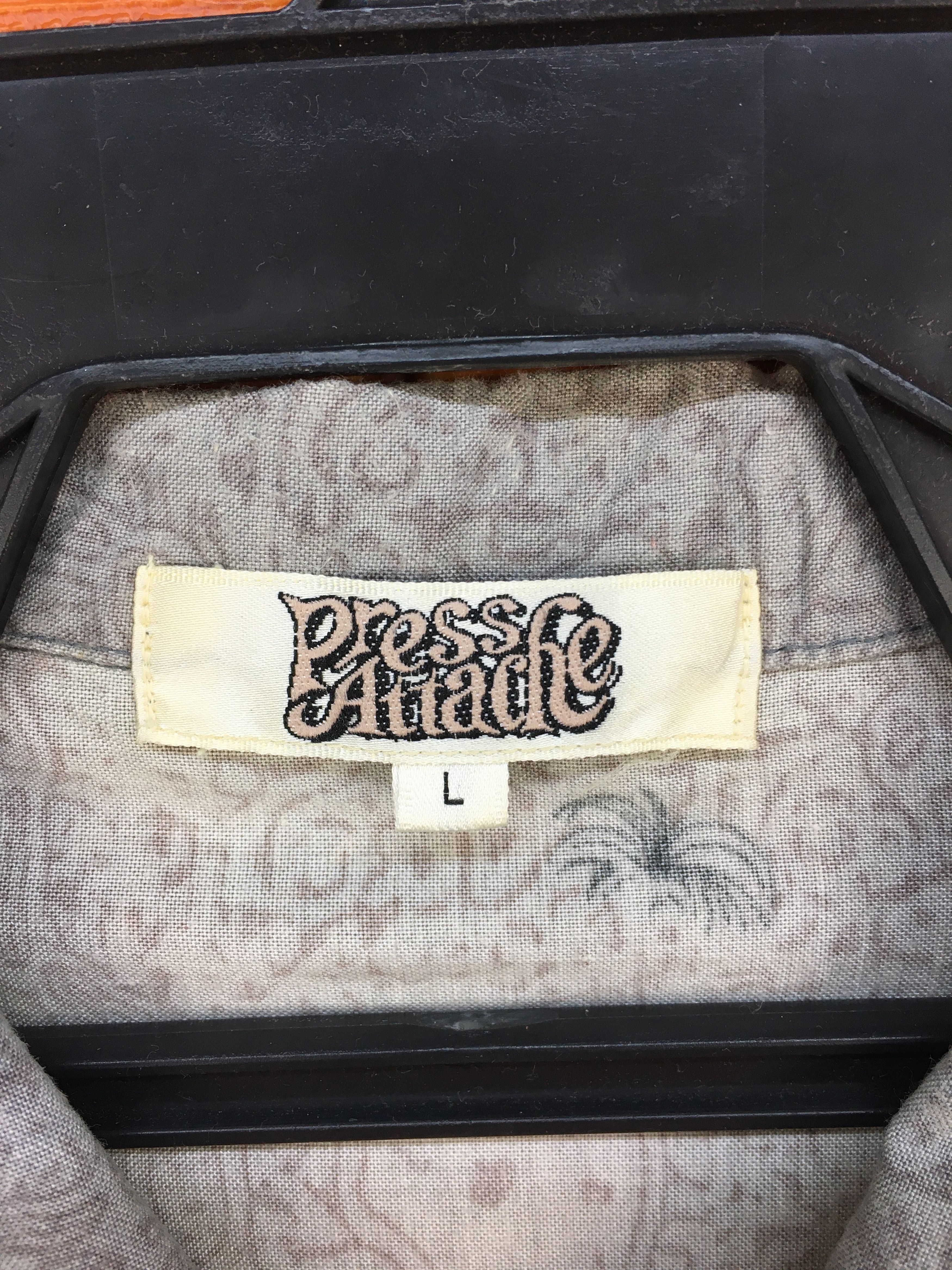 Vintage Vintage PRESS ATTACHE Abstract psychedelic Hawaiian Shirt Size US M / EU 48-50 / 2 - 7 Thumbnail
