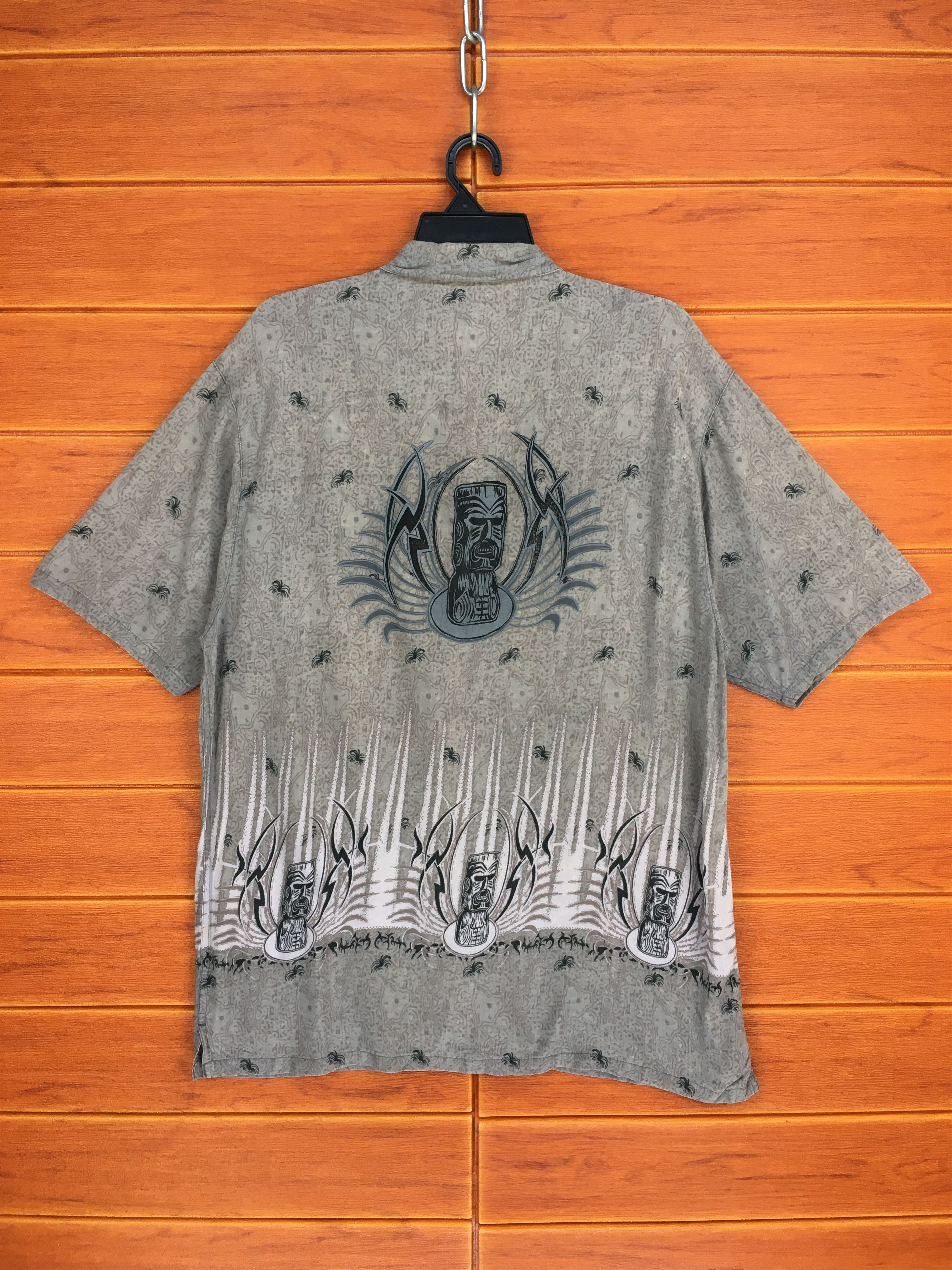 Vintage Vintage PRESS ATTACHE Abstract psychedelic Hawaiian Shirt Size US M / EU 48-50 / 2 - 8 Thumbnail