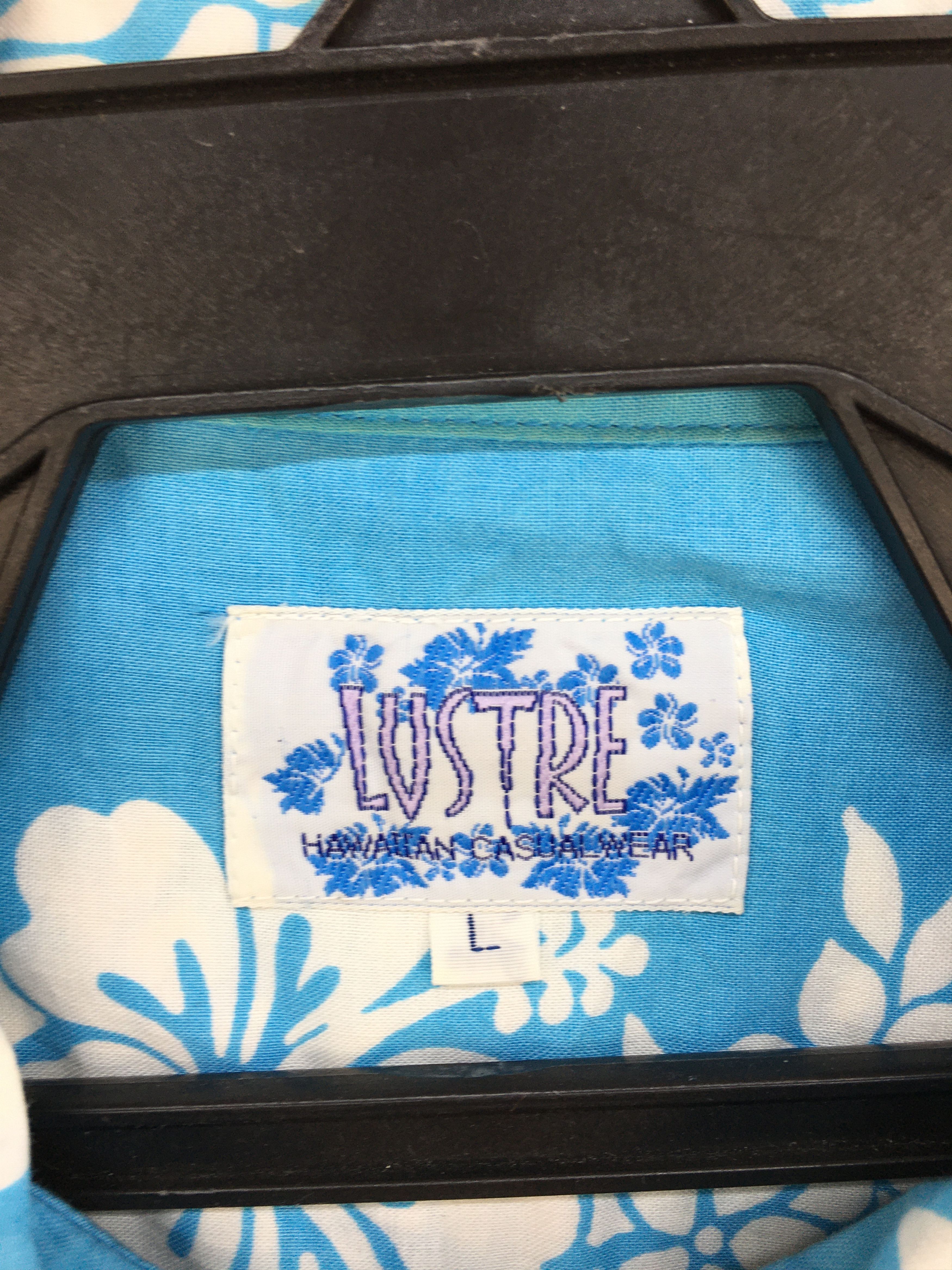 Japanese Brand Japanese Hawaiian LUSTRE Hibiscus Shirt / Aloha Wear Size US M / EU 48-50 / 2 - 7 Thumbnail