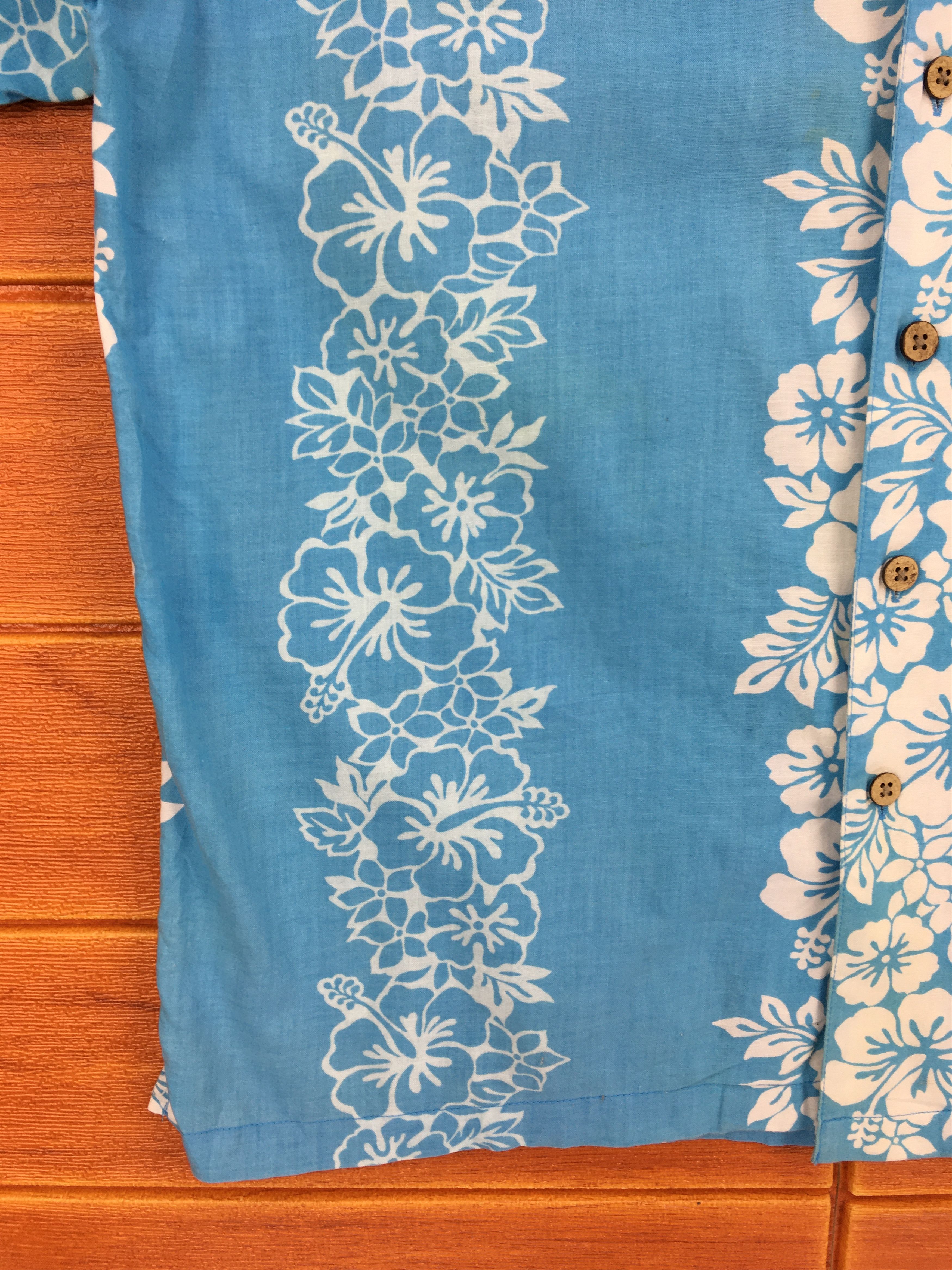 Japanese Brand Japanese Hawaiian LUSTRE Hibiscus Shirt / Aloha Wear Size US M / EU 48-50 / 2 - 3 Thumbnail