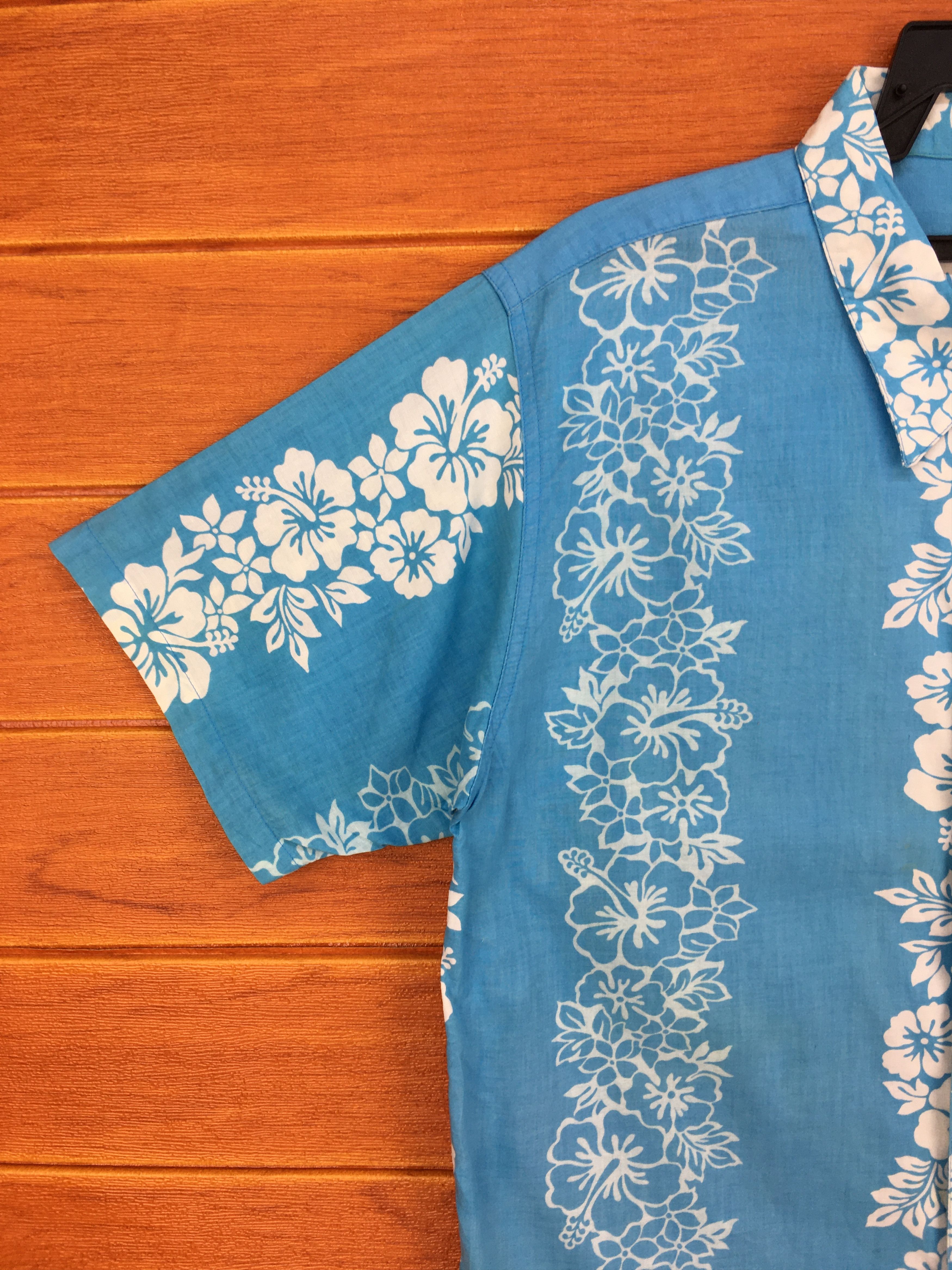 Japanese Brand Japanese Hawaiian LUSTRE Hibiscus Shirt / Aloha Wear Size US M / EU 48-50 / 2 - 2 Thumbnail