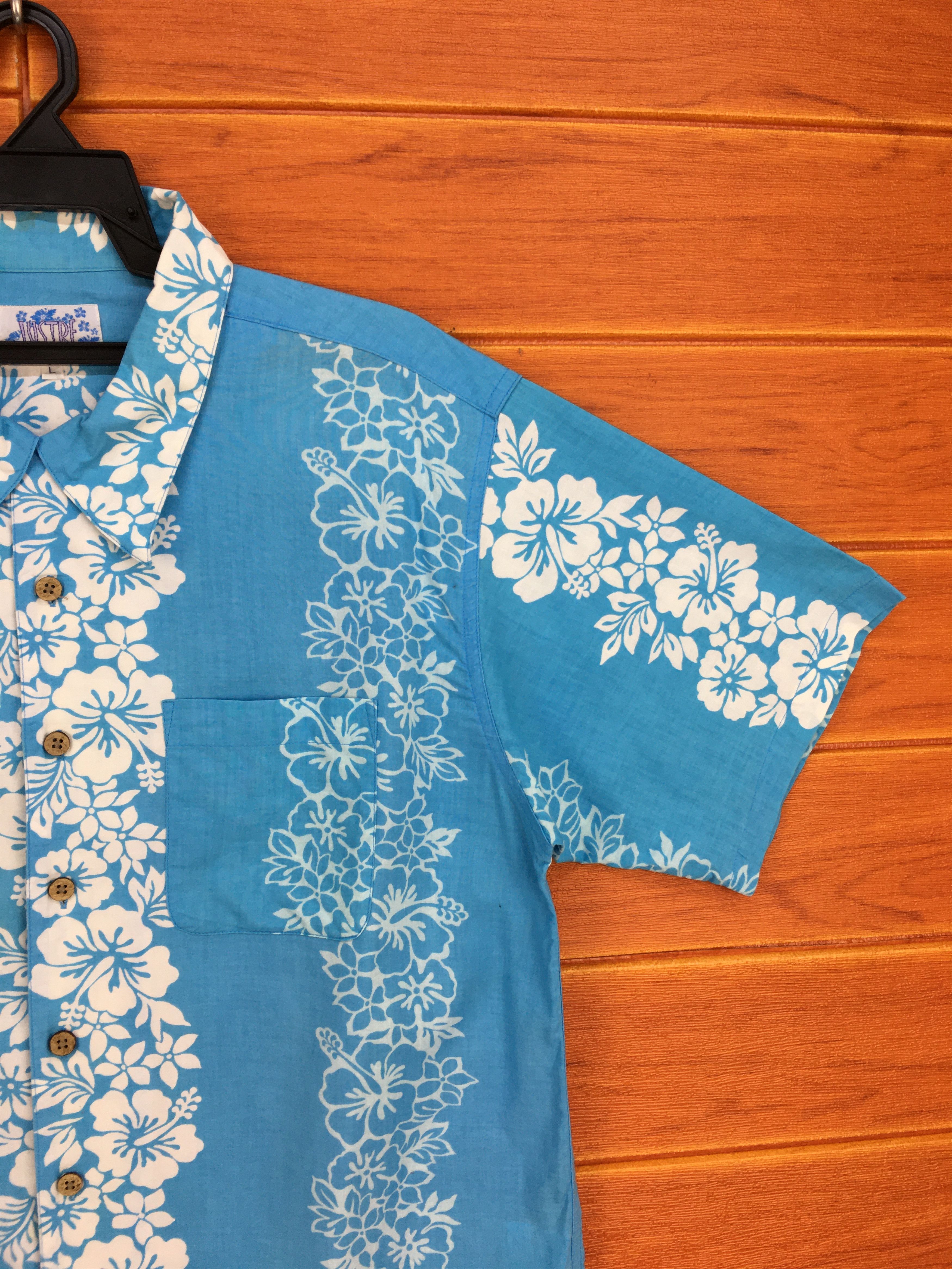 Japanese Brand Japanese Hawaiian LUSTRE Hibiscus Shirt / Aloha Wear Size US M / EU 48-50 / 2 - 5 Thumbnail