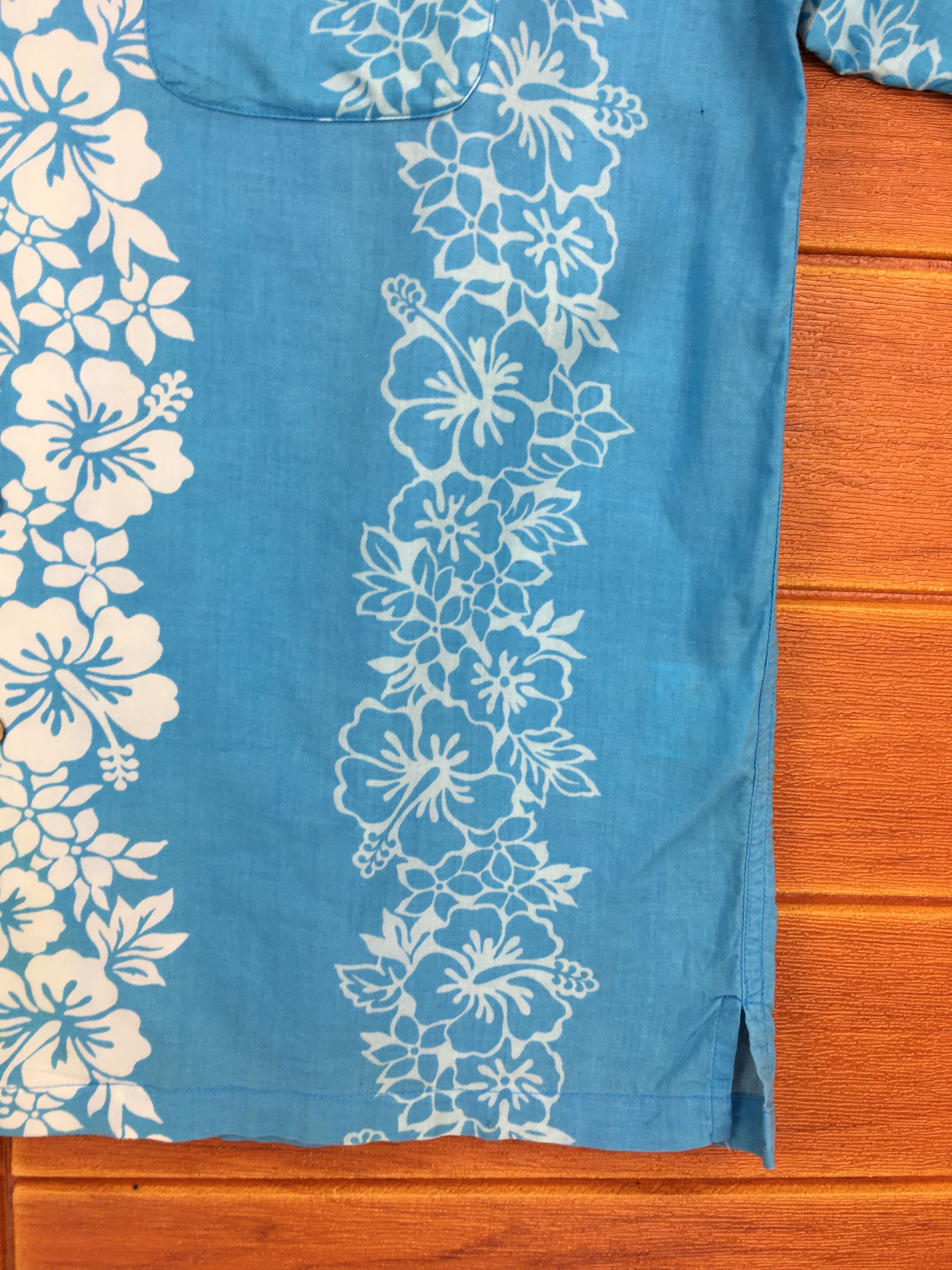 Japanese Brand Japanese Hawaiian LUSTRE Hibiscus Shirt / Aloha Wear Size US M / EU 48-50 / 2 - 4 Thumbnail