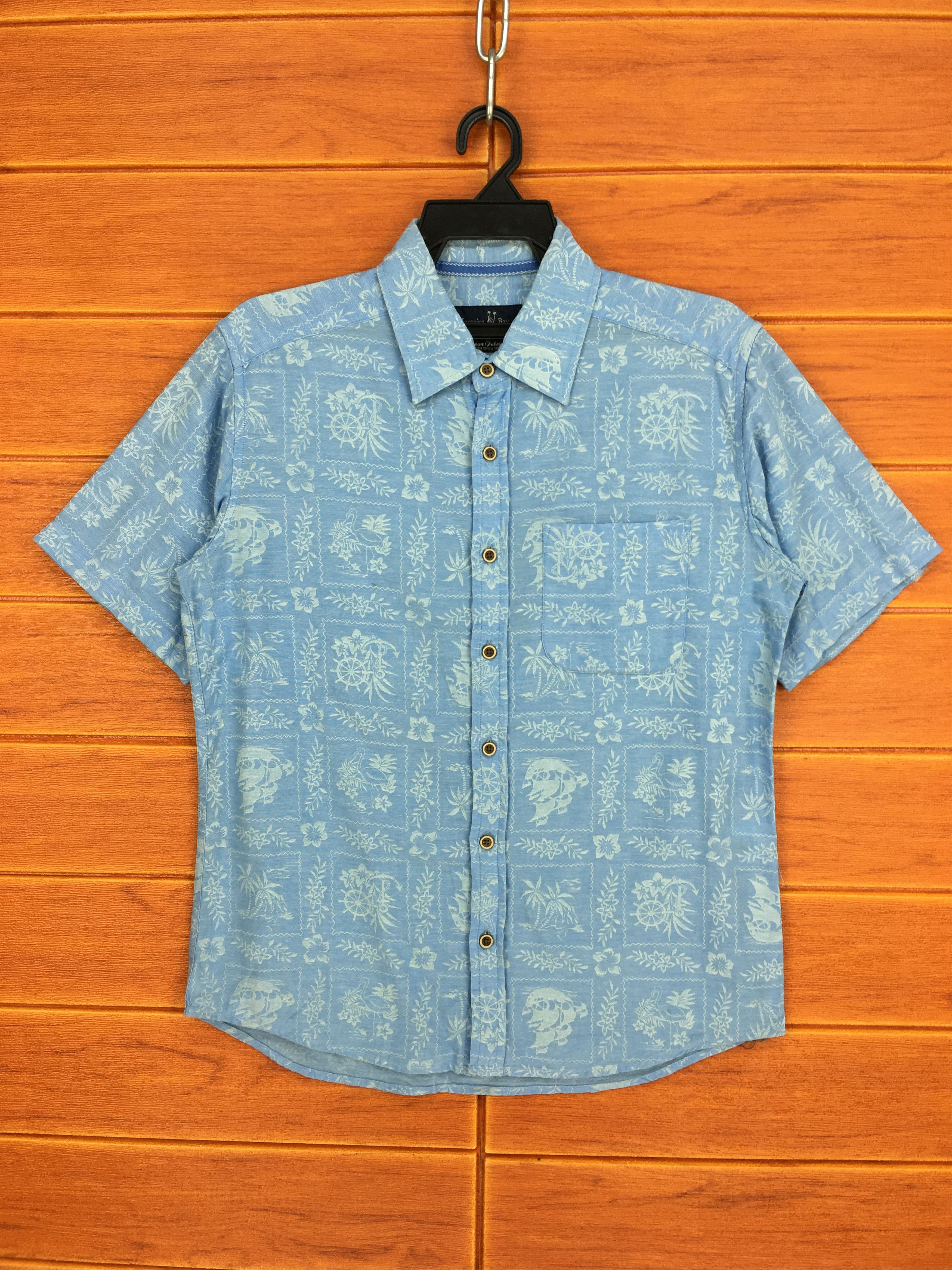 Vintage Vintage JAMAICA BAY Frame Floral & Fauna Hawaiian Shirt Size US M / EU 48-50 / 2 - 1 Thumbnail