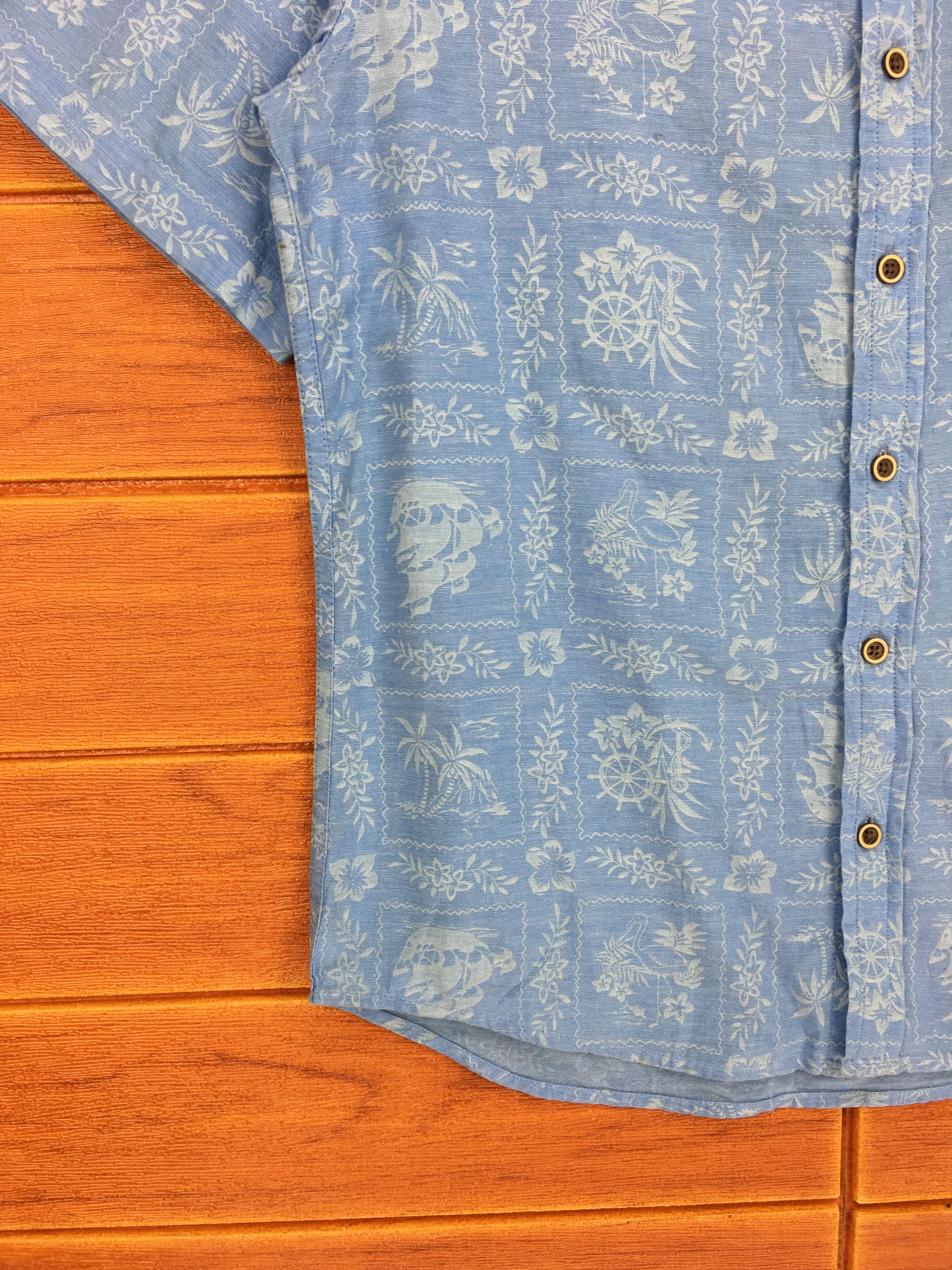 Vintage Vintage JAMAICA BAY Frame Floral & Fauna Hawaiian Shirt Size US M / EU 48-50 / 2 - 3 Thumbnail