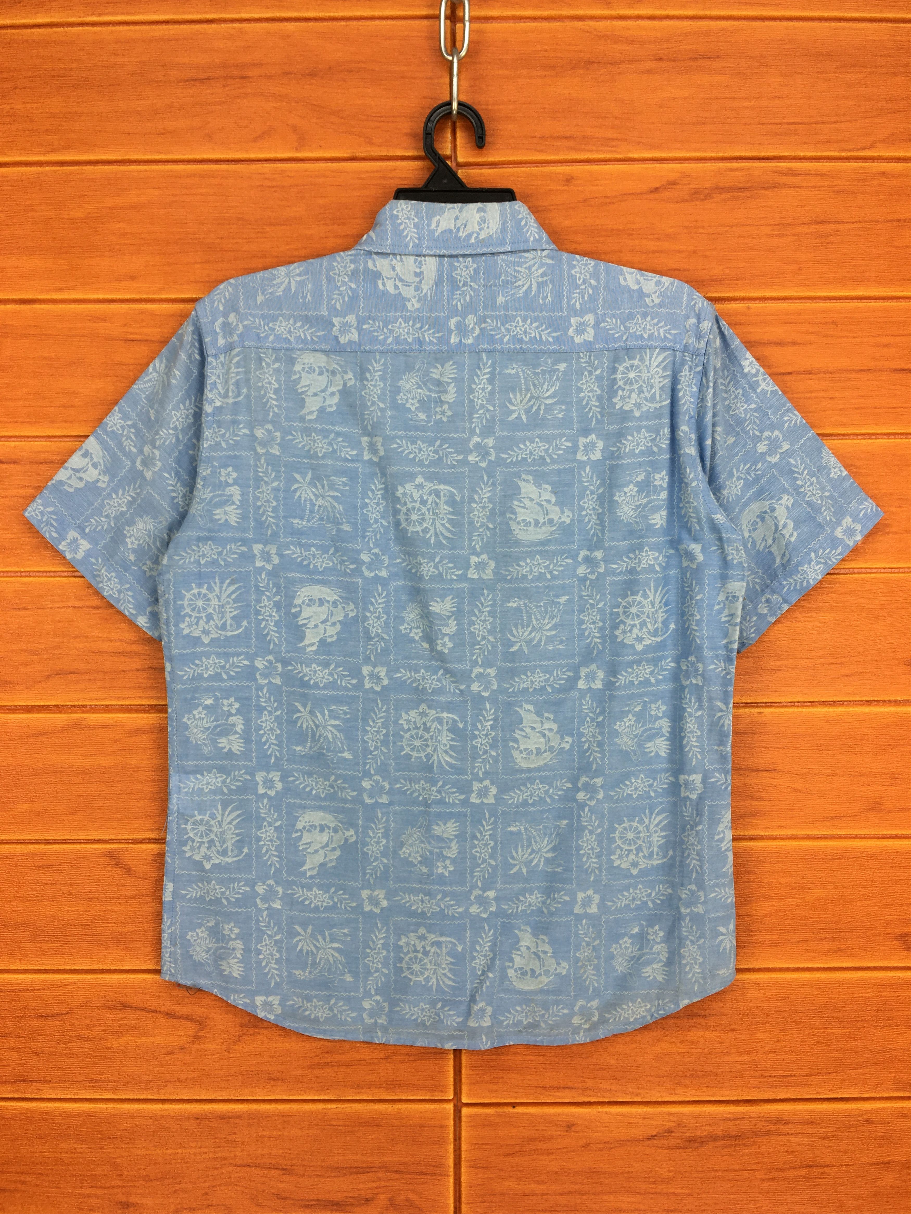 Vintage Vintage JAMAICA BAY Frame Floral & Fauna Hawaiian Shirt Size US M / EU 48-50 / 2 - 8 Thumbnail