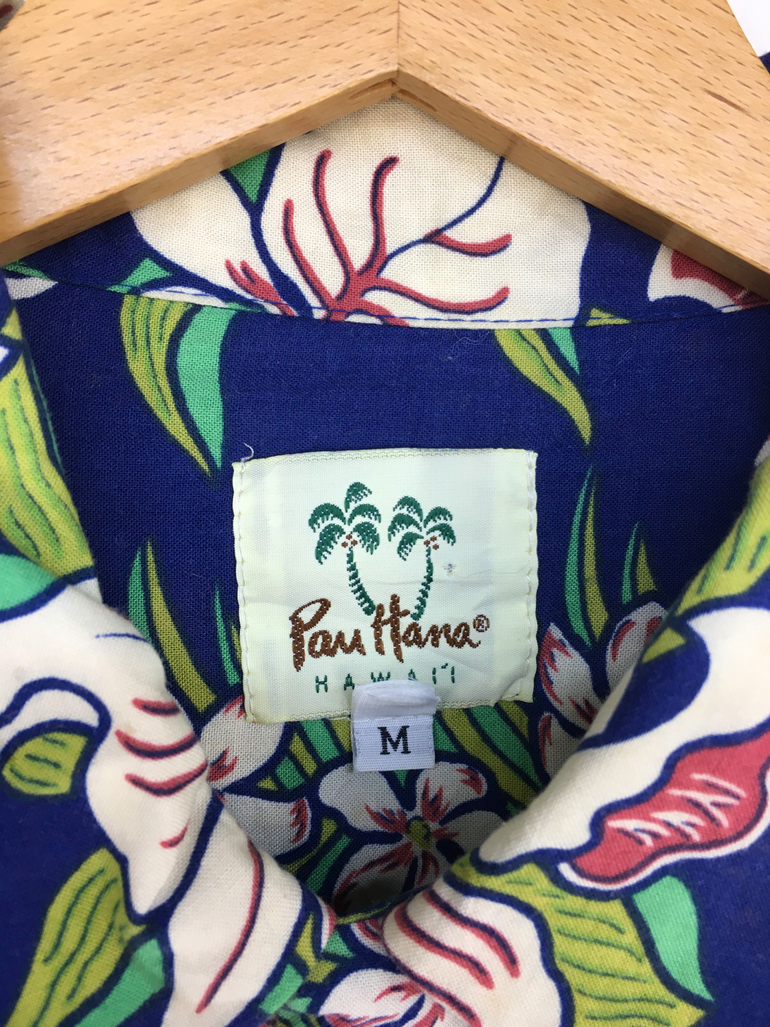 Vintage Vintage PAN HANA Panel Printed Border Floral Hawaiian Shirt Size US M / EU 48-50 / 2 - 7 Thumbnail