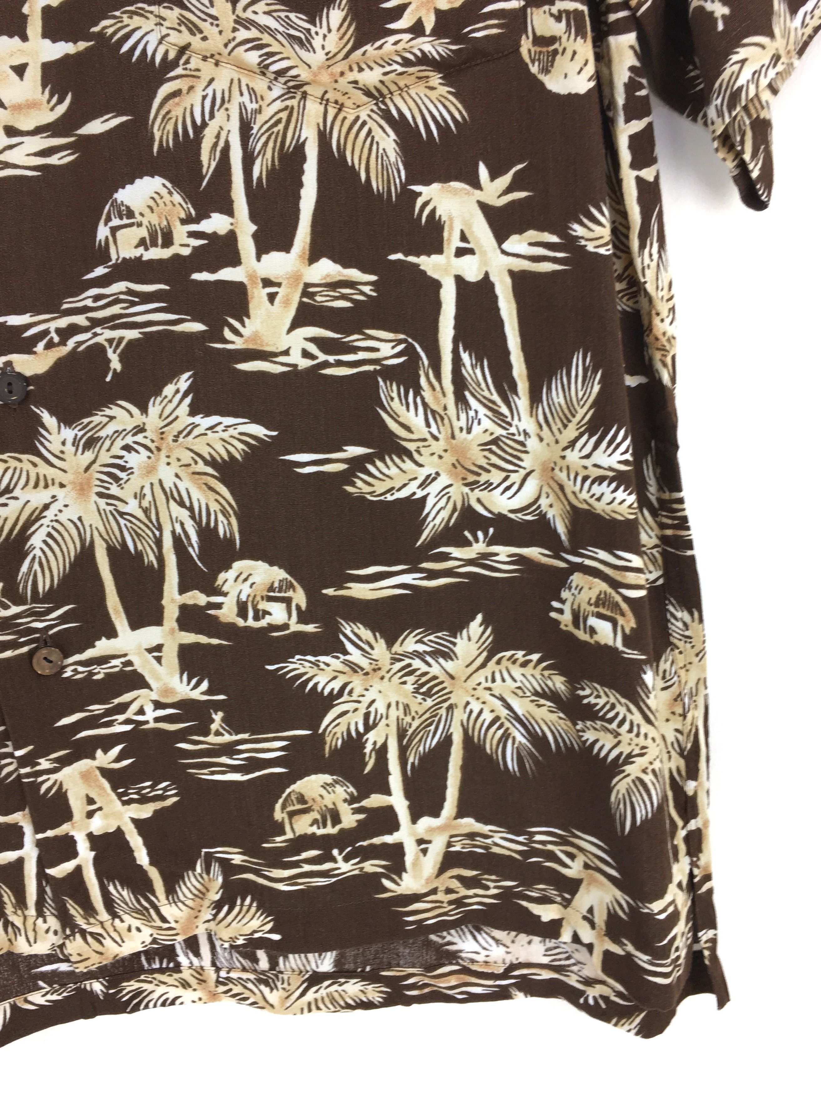 Vintage Vintage Hawaiian PIKO Coconut Trees Shirt Size US M / EU 48-50 / 2 - 4 Thumbnail