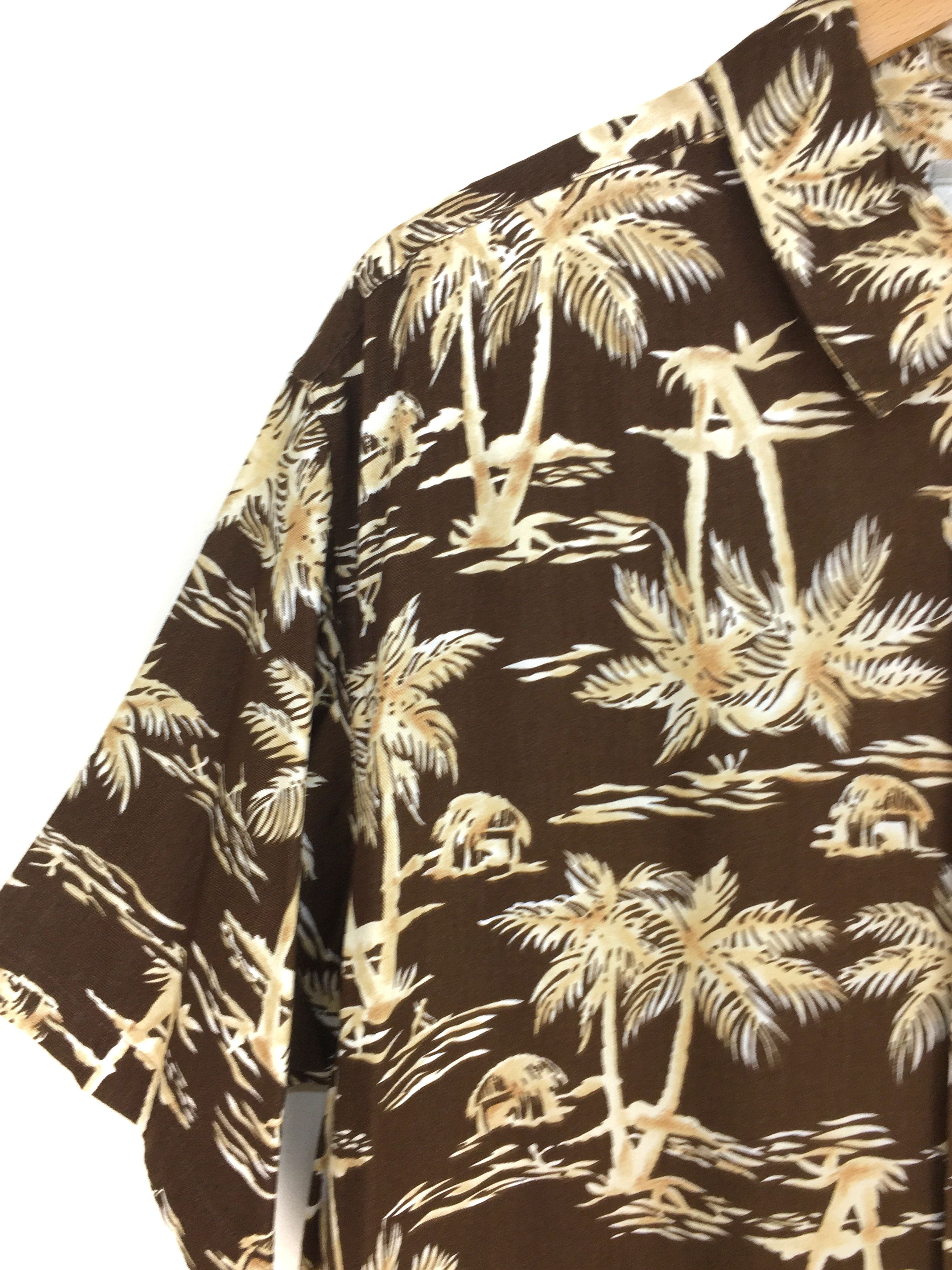 Vintage Vintage Hawaiian PIKO Coconut Trees Shirt Size US M / EU 48-50 / 2 - 2 Thumbnail
