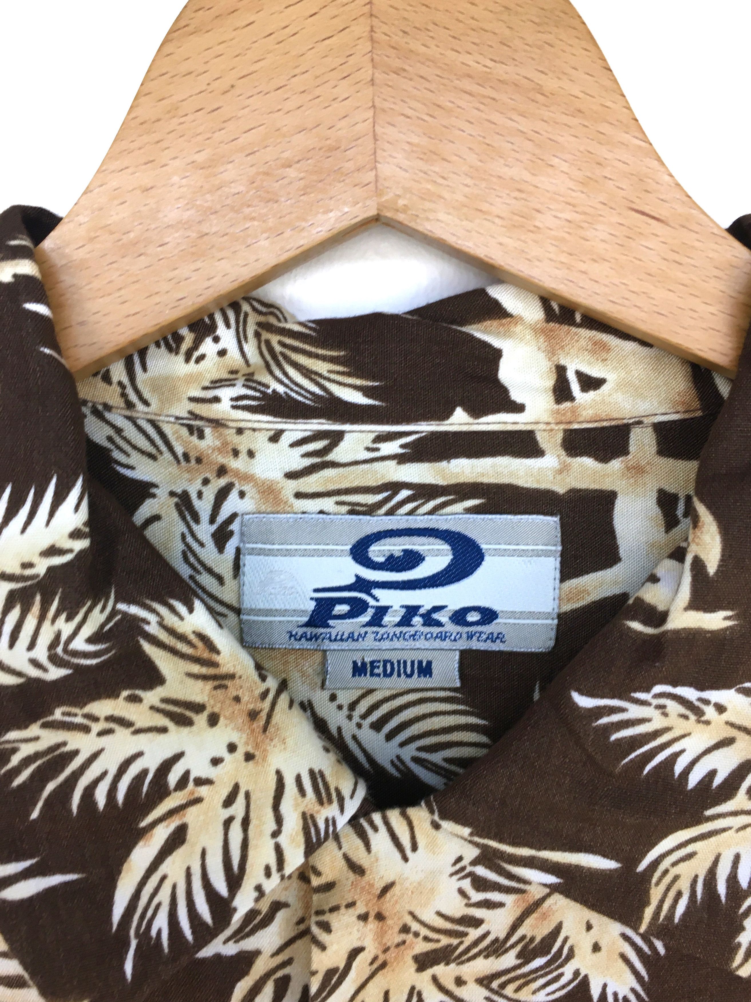 Vintage Vintage Hawaiian PIKO Coconut Trees Shirt Size US M / EU 48-50 / 2 - 7 Thumbnail