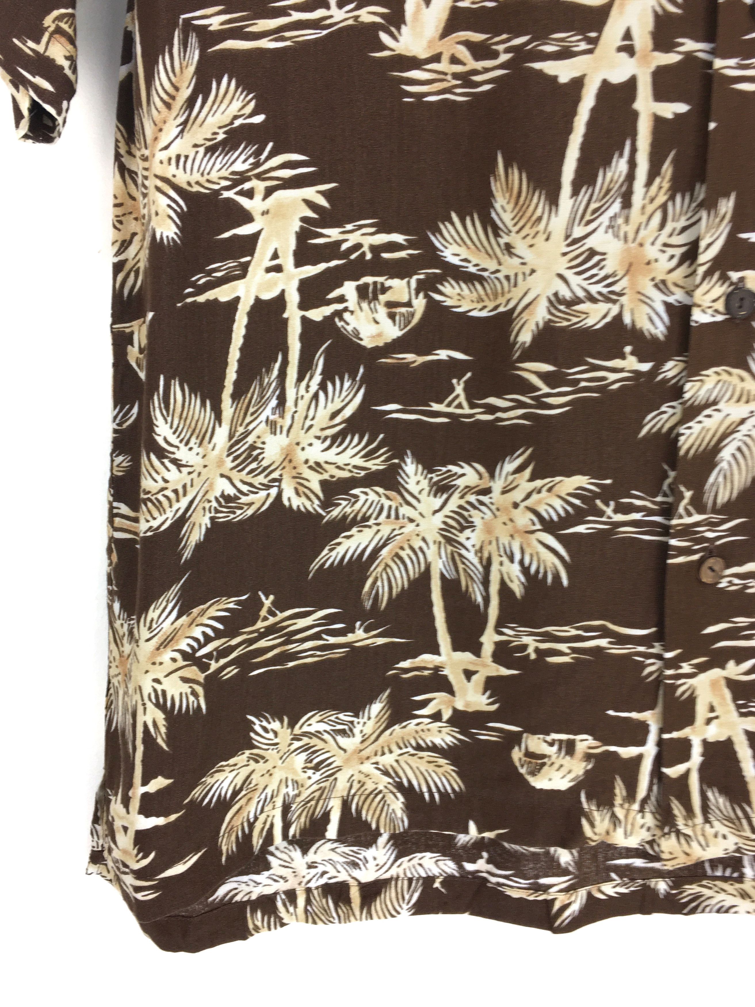 Vintage Vintage Hawaiian PIKO Coconut Trees Shirt Size US M / EU 48-50 / 2 - 5 Thumbnail