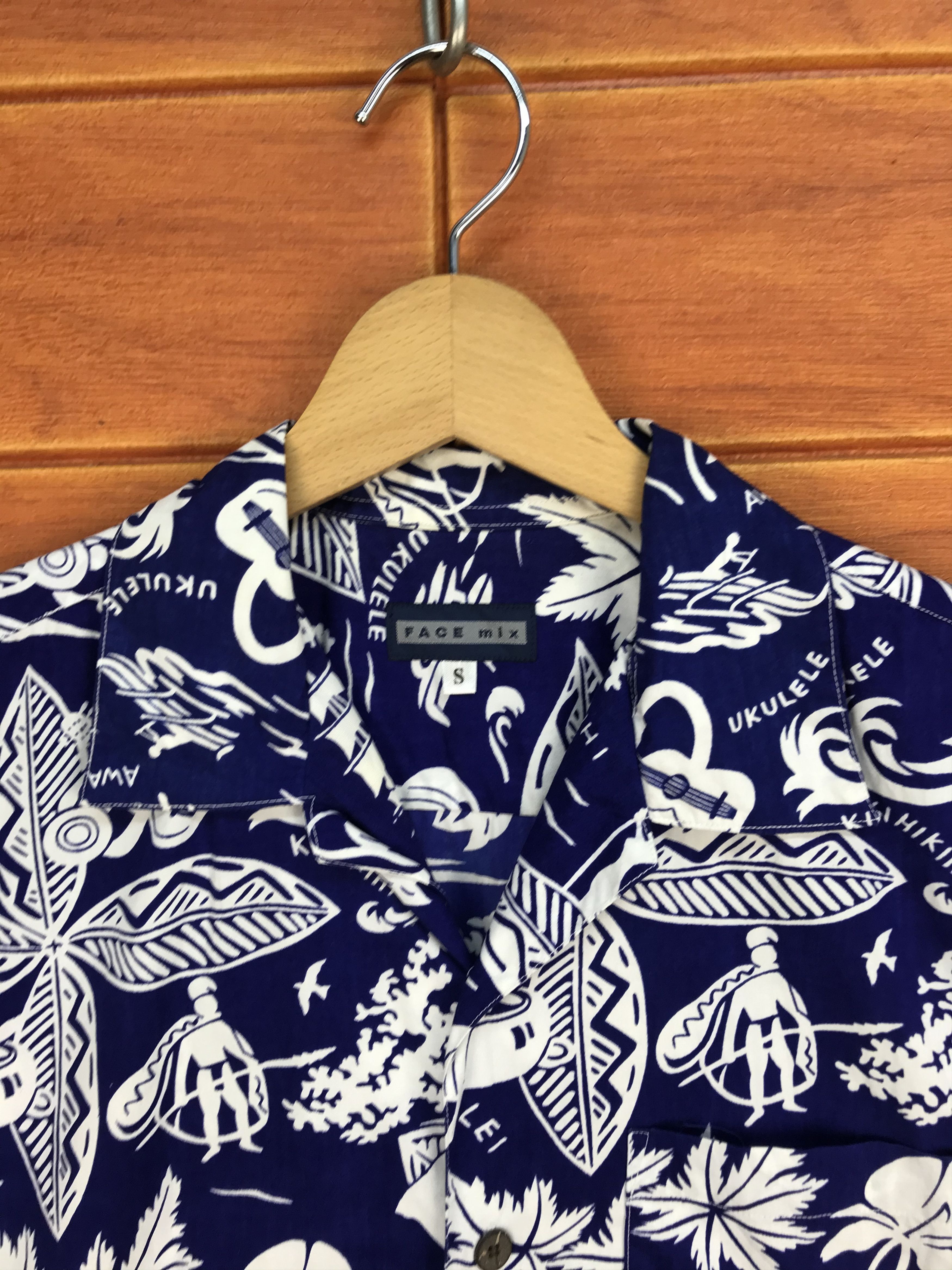 Hysteric Glamour Japanese Hawaiian Face Mix Hawaii Symbolic Shirt Size US S / EU 44-46 / 1 - 4 Thumbnail