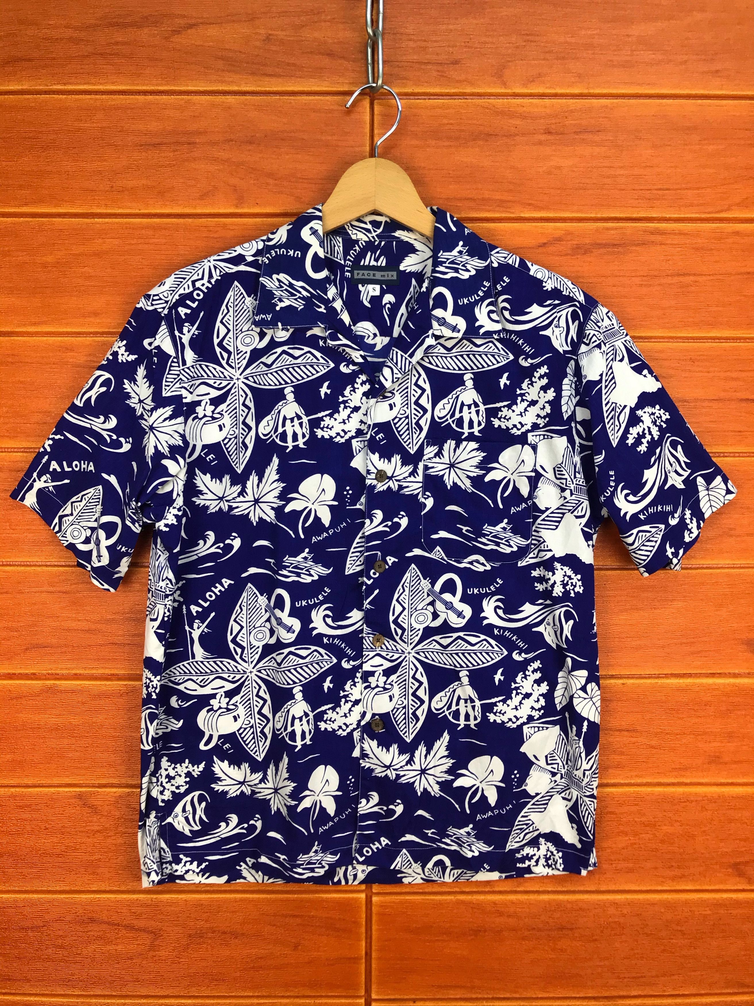 Hysteric Glamour Japanese Hawaiian Face Mix Hawaii Symbolic Shirt Size US S / EU 44-46 / 1 - 1 Thumbnail