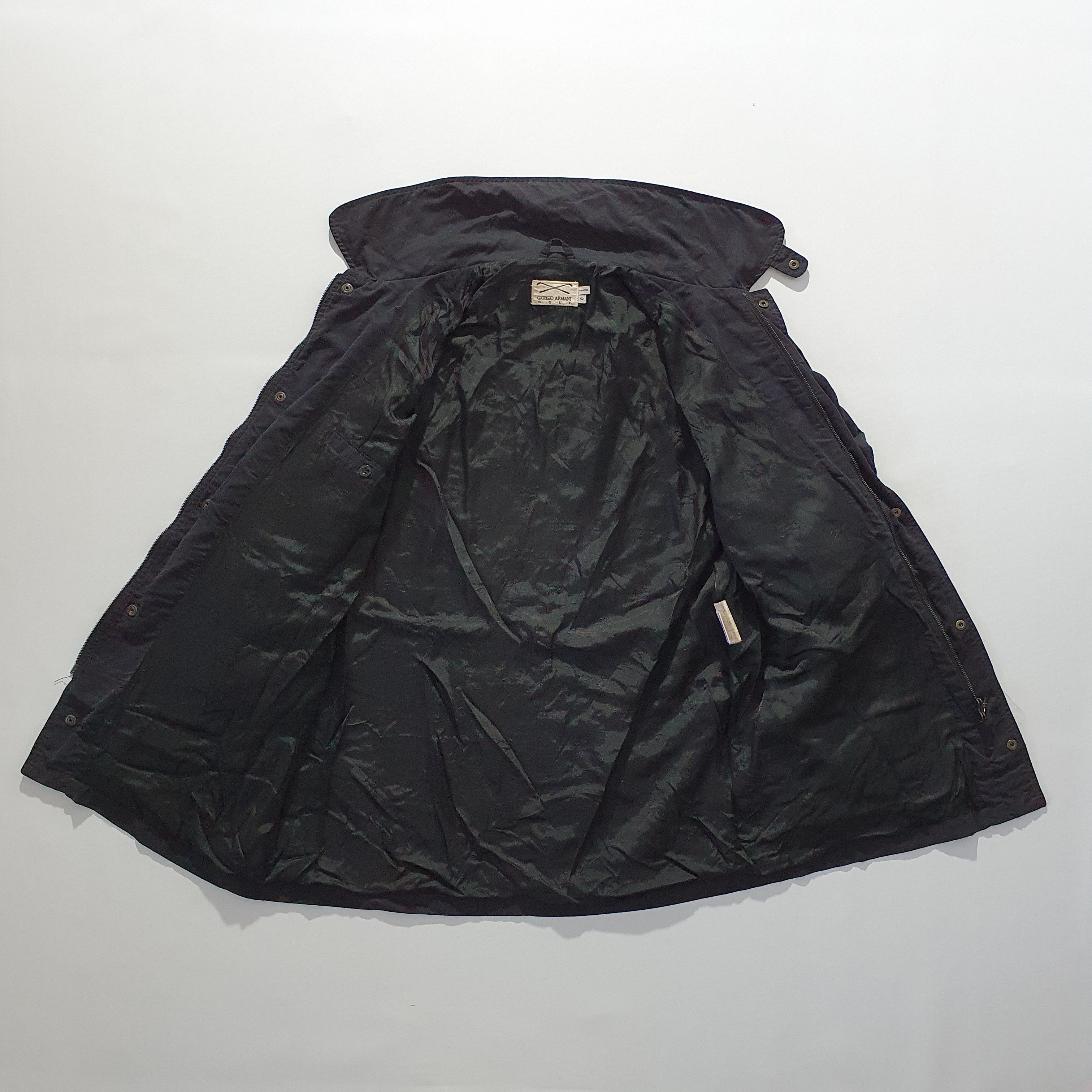 Armani × Emporio Armani × Vintage Rare 90s Armani Golf Light Jacket Riri Zipper Size US L / EU 52-54 / 3 - 4 Thumbnail