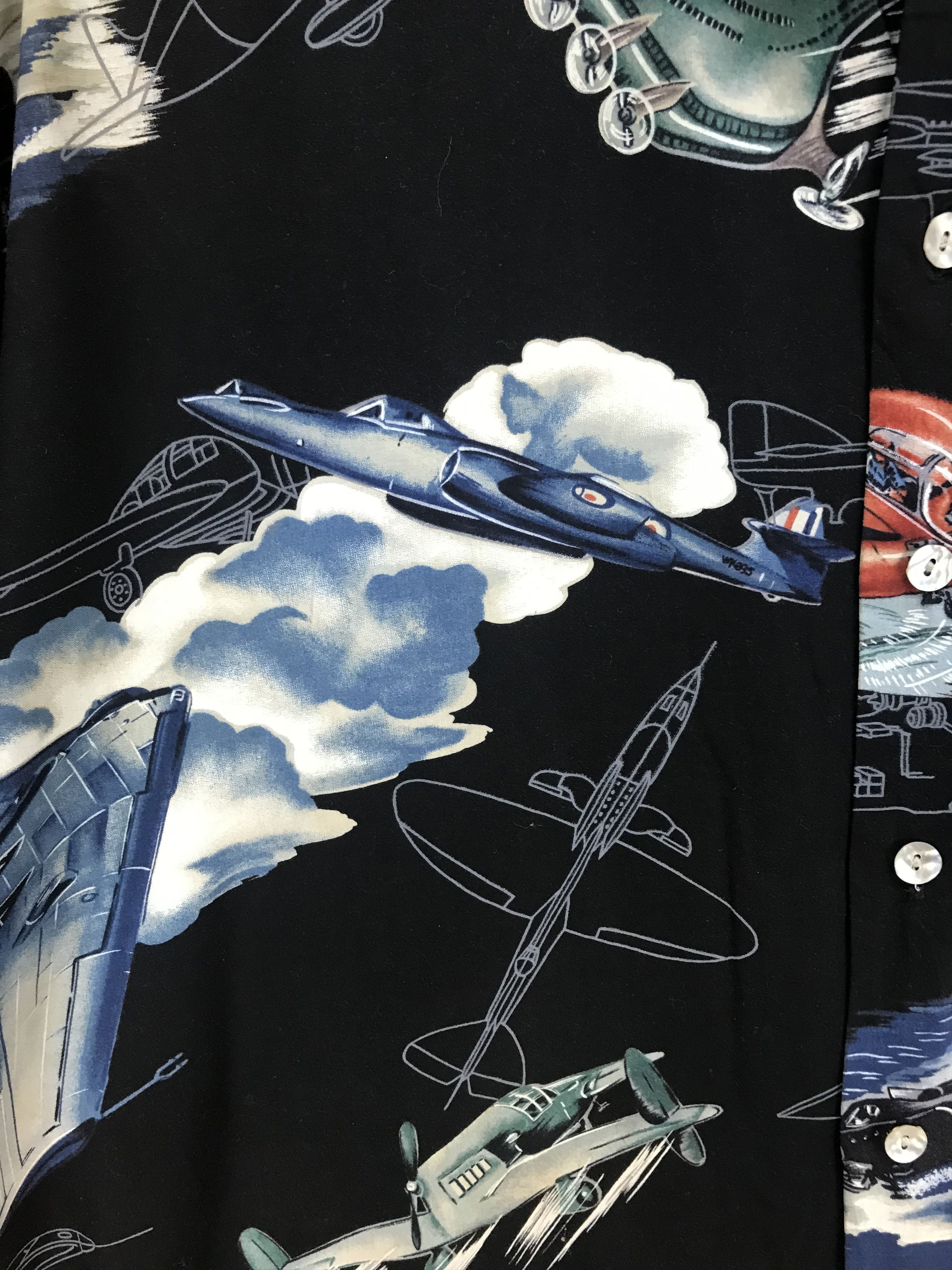 Other Vintage World War ii Planes & Jets Hawaiian Shirt Size US XL / EU 56 / 4 - 2 Thumbnail