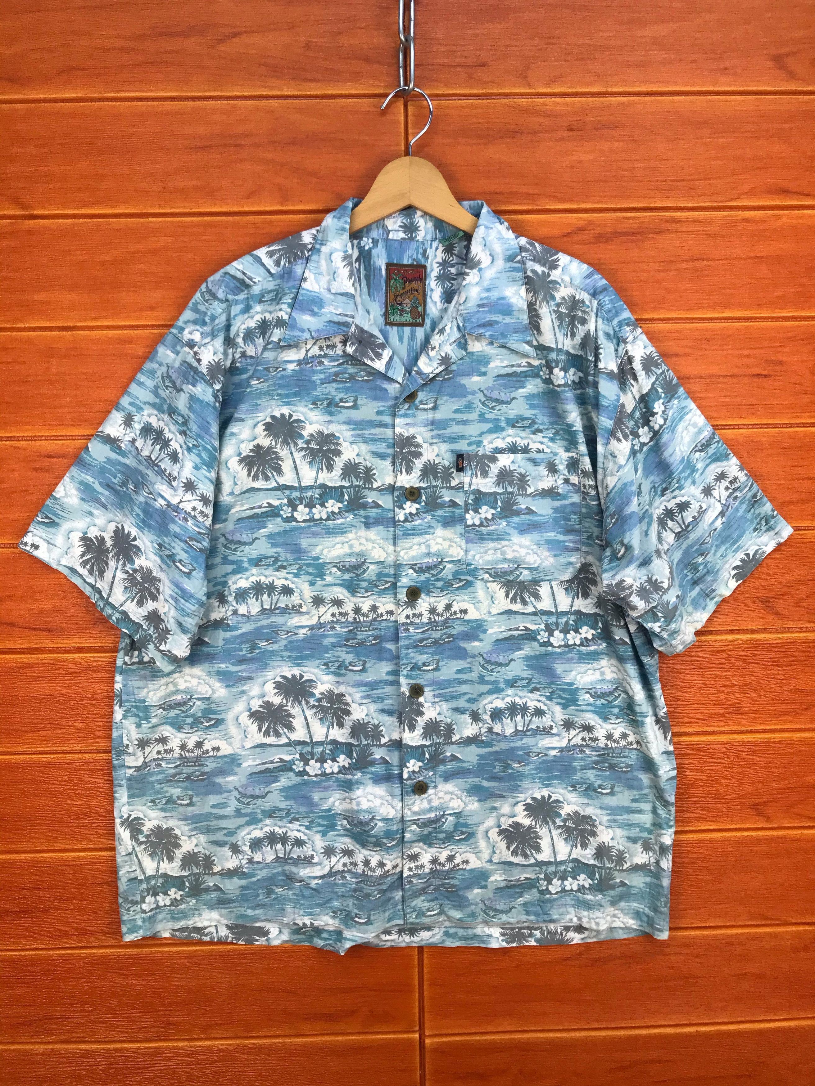 Pineapple Connection Vintage Pineapple Connection Oversize Hawaiian Shirt Size US L / EU 52-54 / 3 - 1 Thumbnail