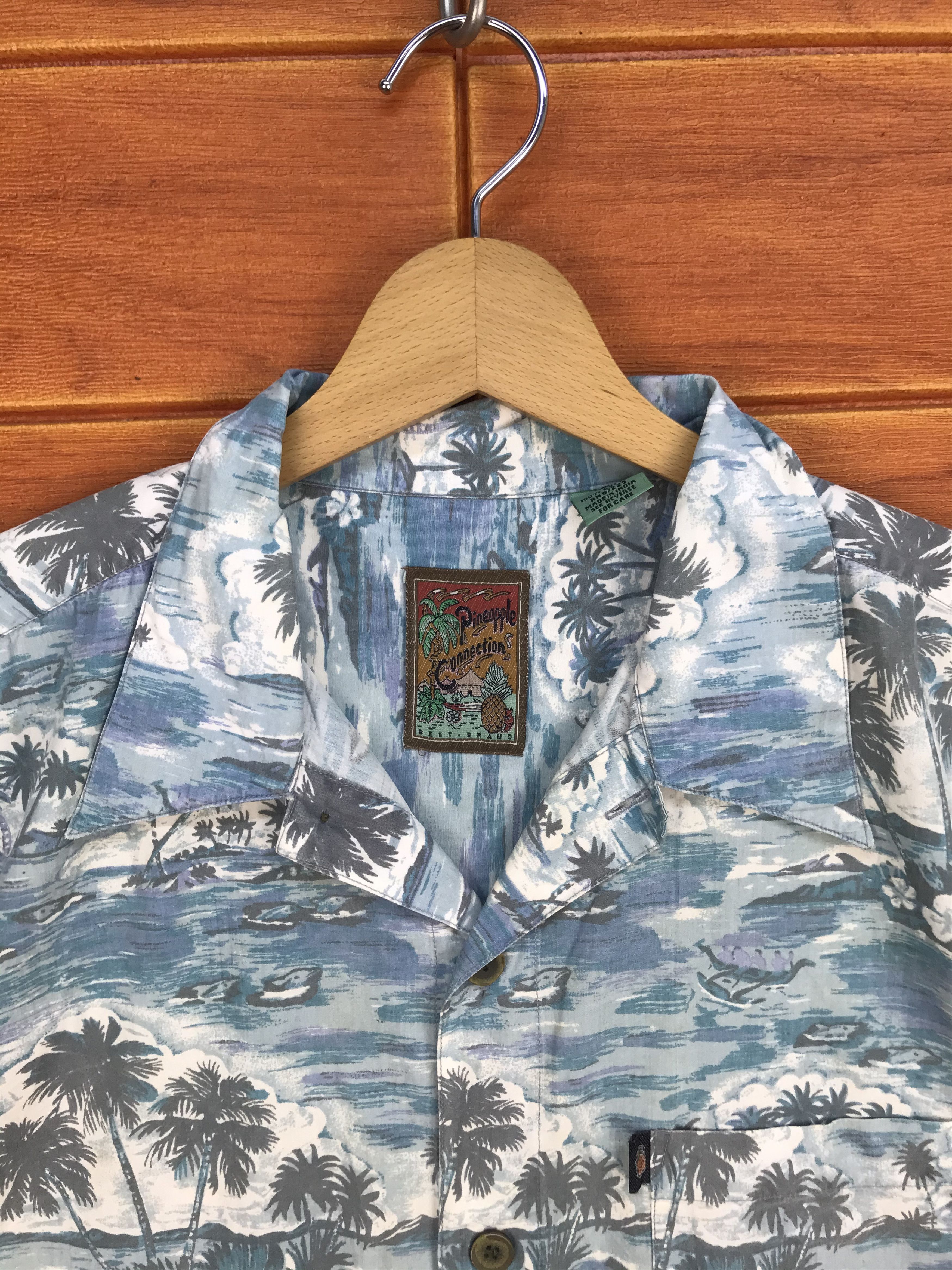 Pineapple Connection Vintage Pineapple Connection Oversize Hawaiian Shirt Size US L / EU 52-54 / 3 - 4 Thumbnail