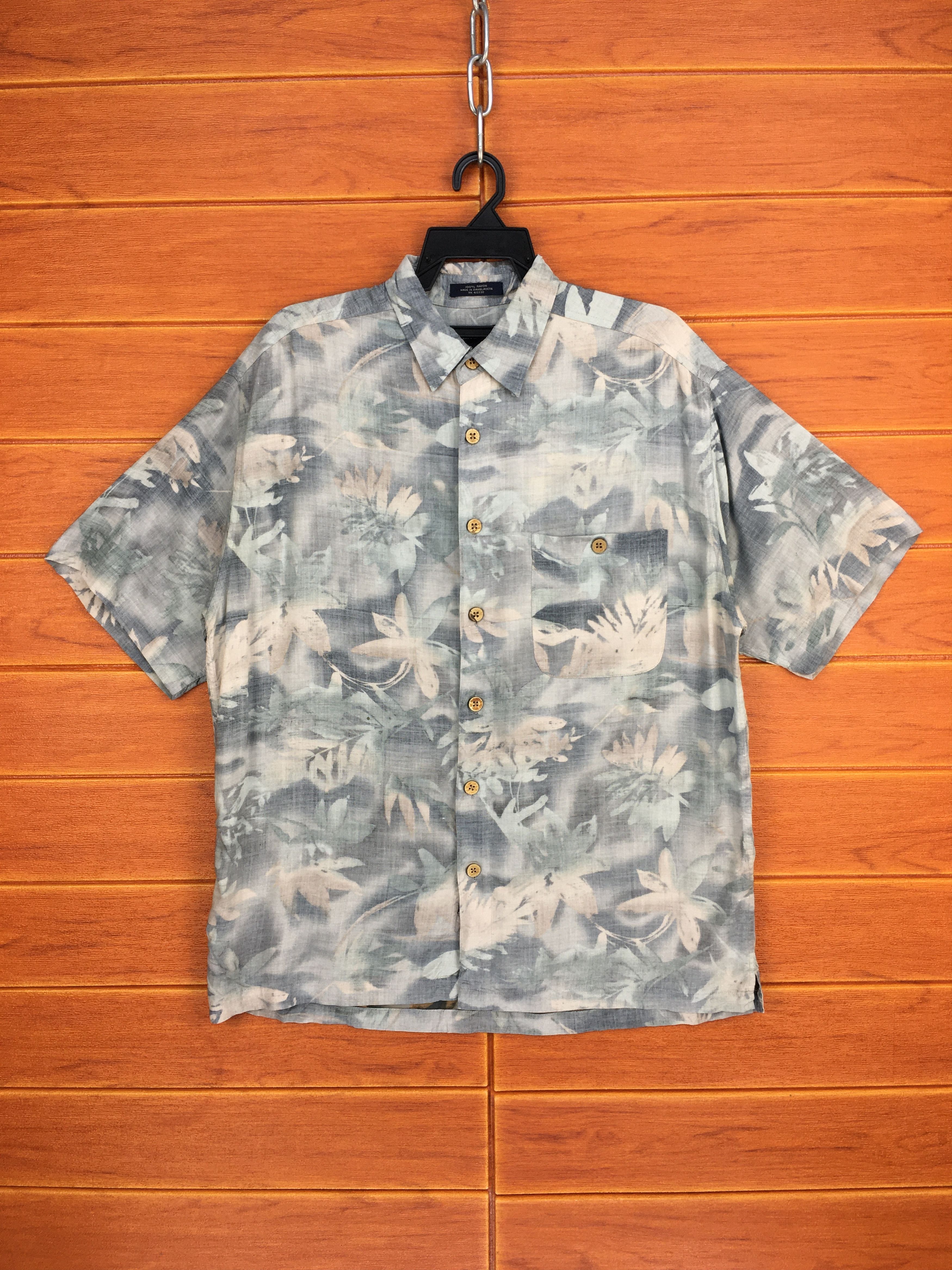 Japanese Brand MARC EDWARDS Abstract Oversize Hawaiian Shirt Size US M / EU 48-50 / 2 - 1 Thumbnail