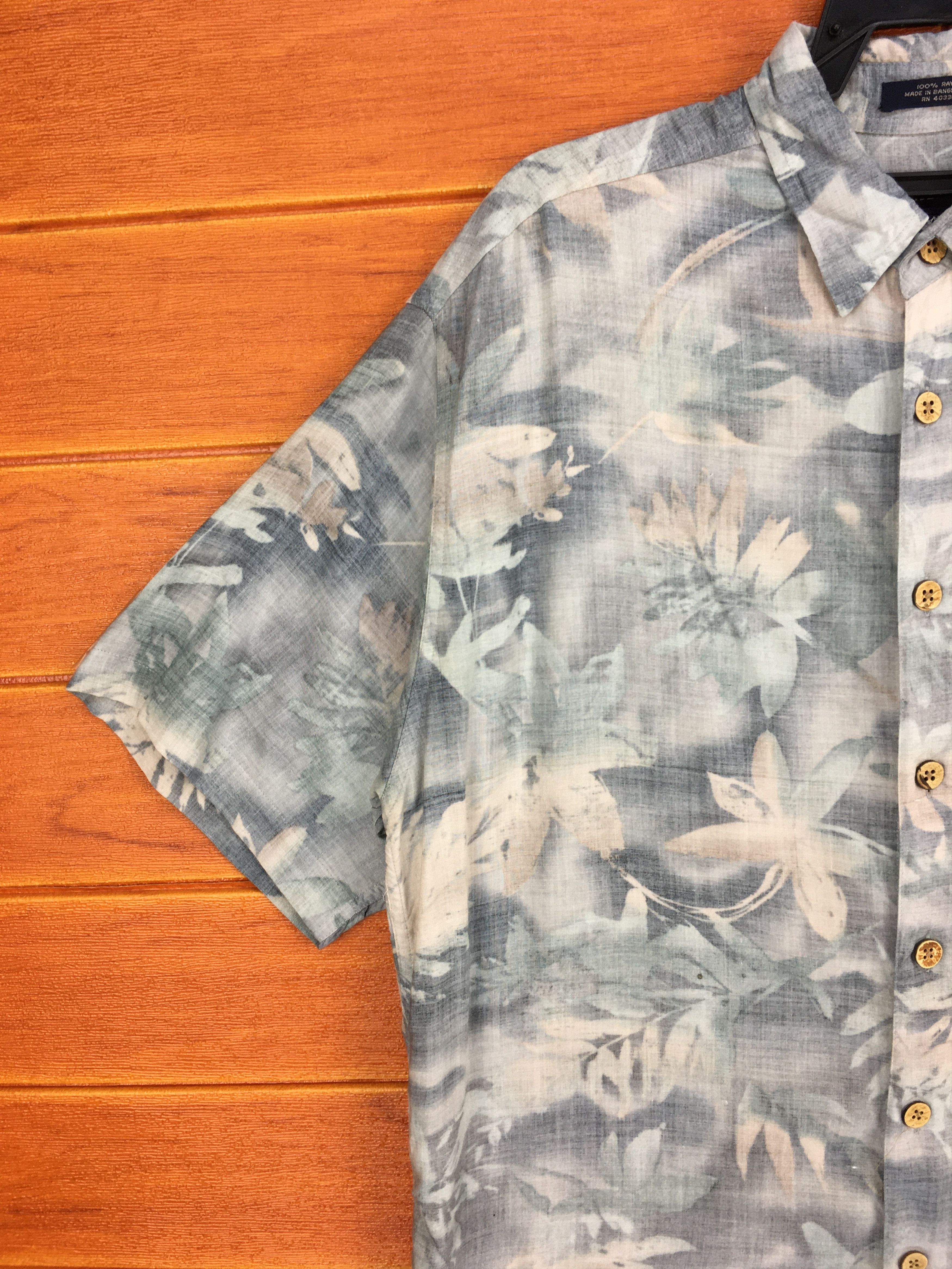 Japanese Brand MARC EDWARDS Abstract Oversize Hawaiian Shirt Size US M / EU 48-50 / 2 - 2 Thumbnail