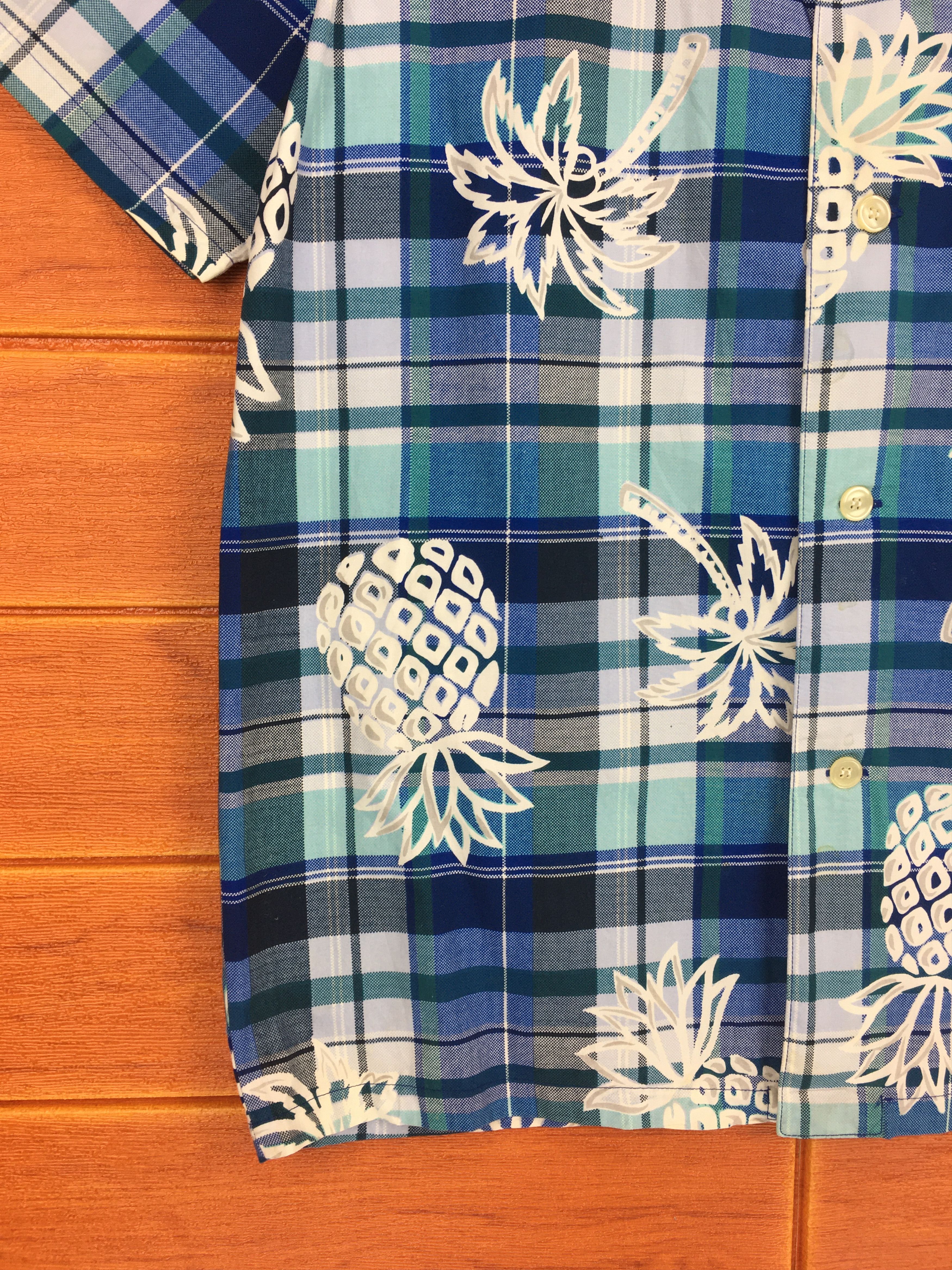 Japanese Brand Japanese Hawaiian BLANDED CLUB Pineapple Checkered Shirt Size US M / EU 48-50 / 2 - 3 Thumbnail