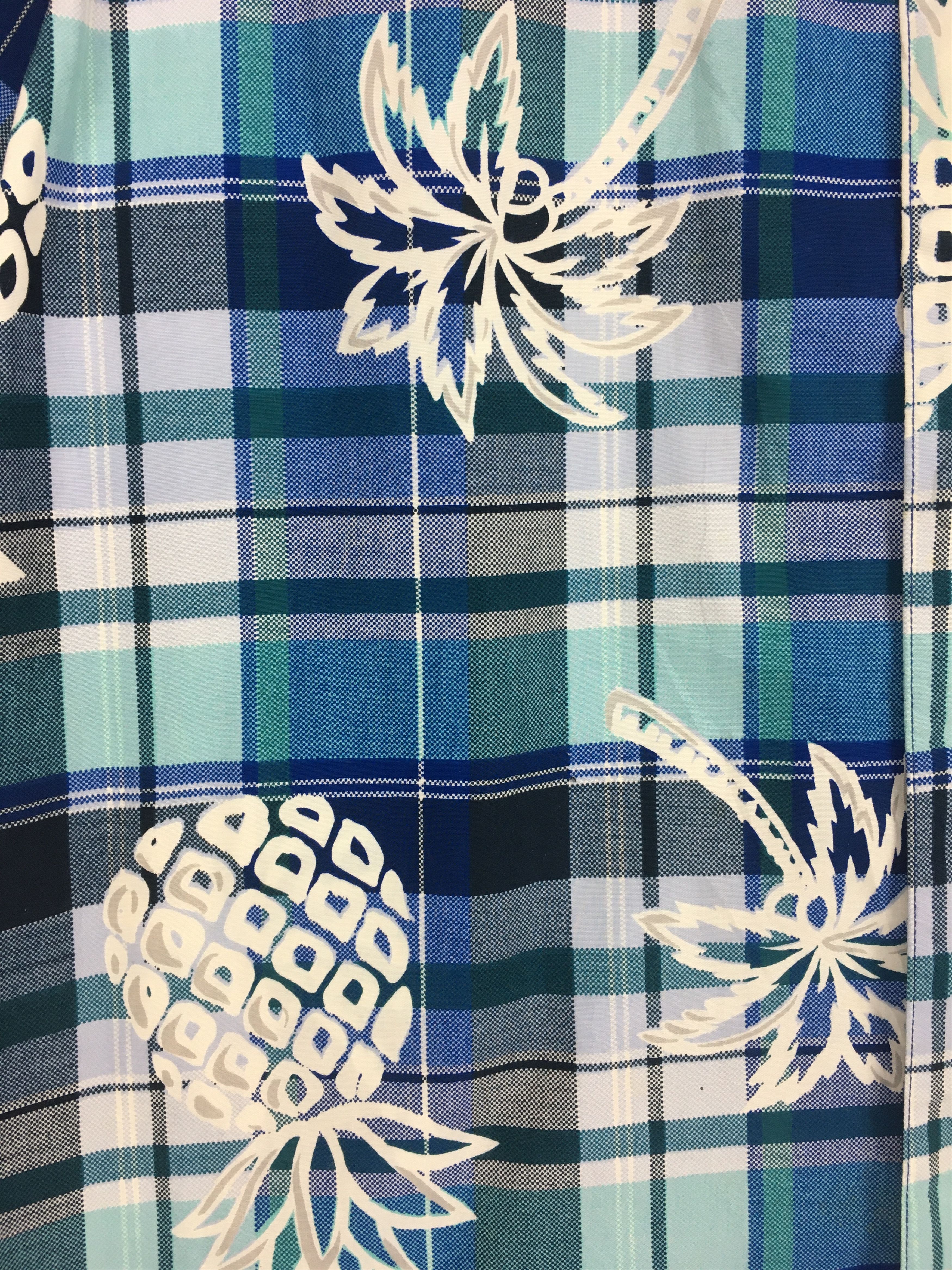 Japanese Brand Japanese Hawaiian BLANDED CLUB Pineapple Checkered Shirt Size US M / EU 48-50 / 2 - 7 Thumbnail