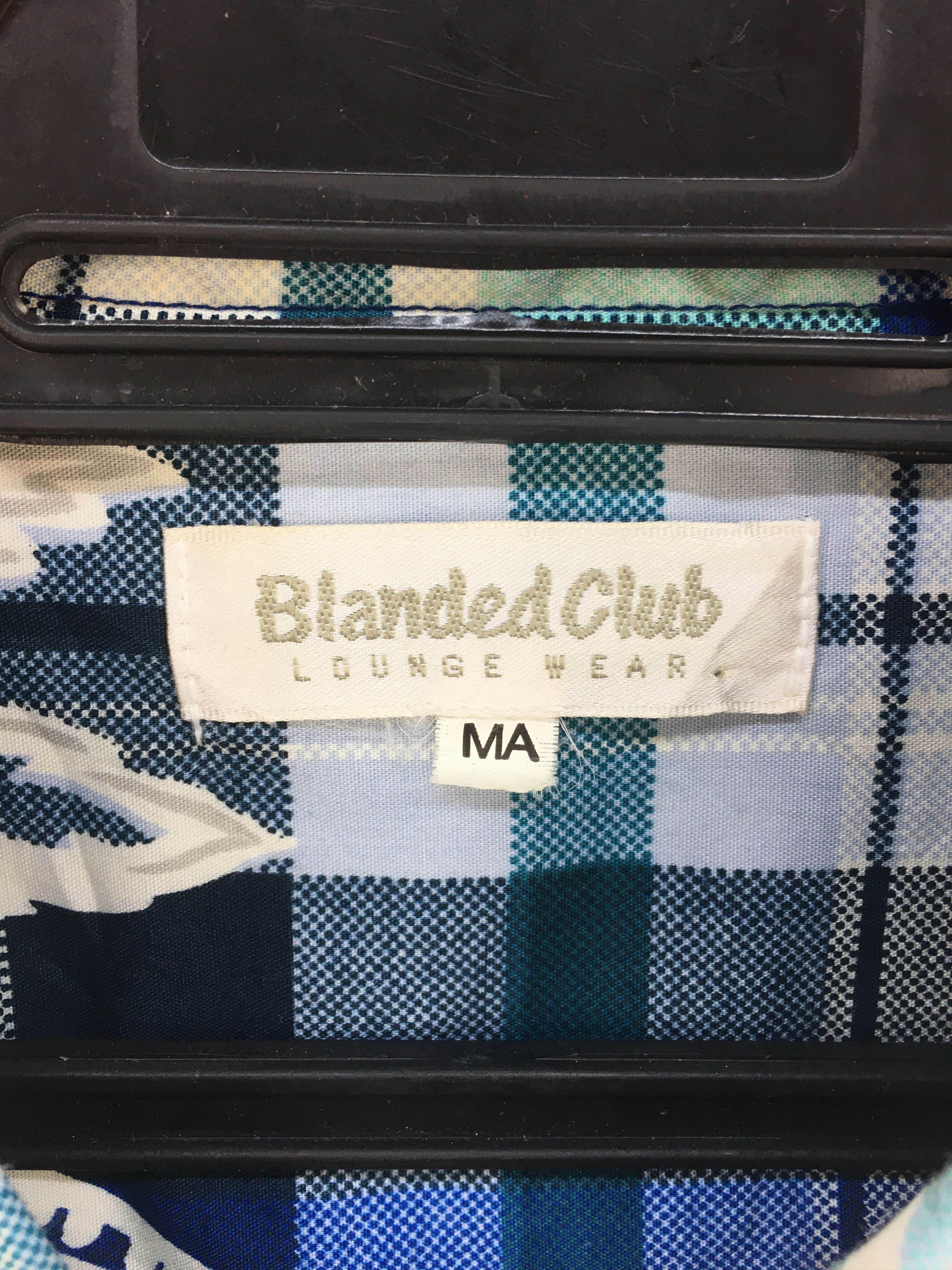 Japanese Brand Japanese Hawaiian BLANDED CLUB Pineapple Checkered Shirt Size US M / EU 48-50 / 2 - 6 Thumbnail