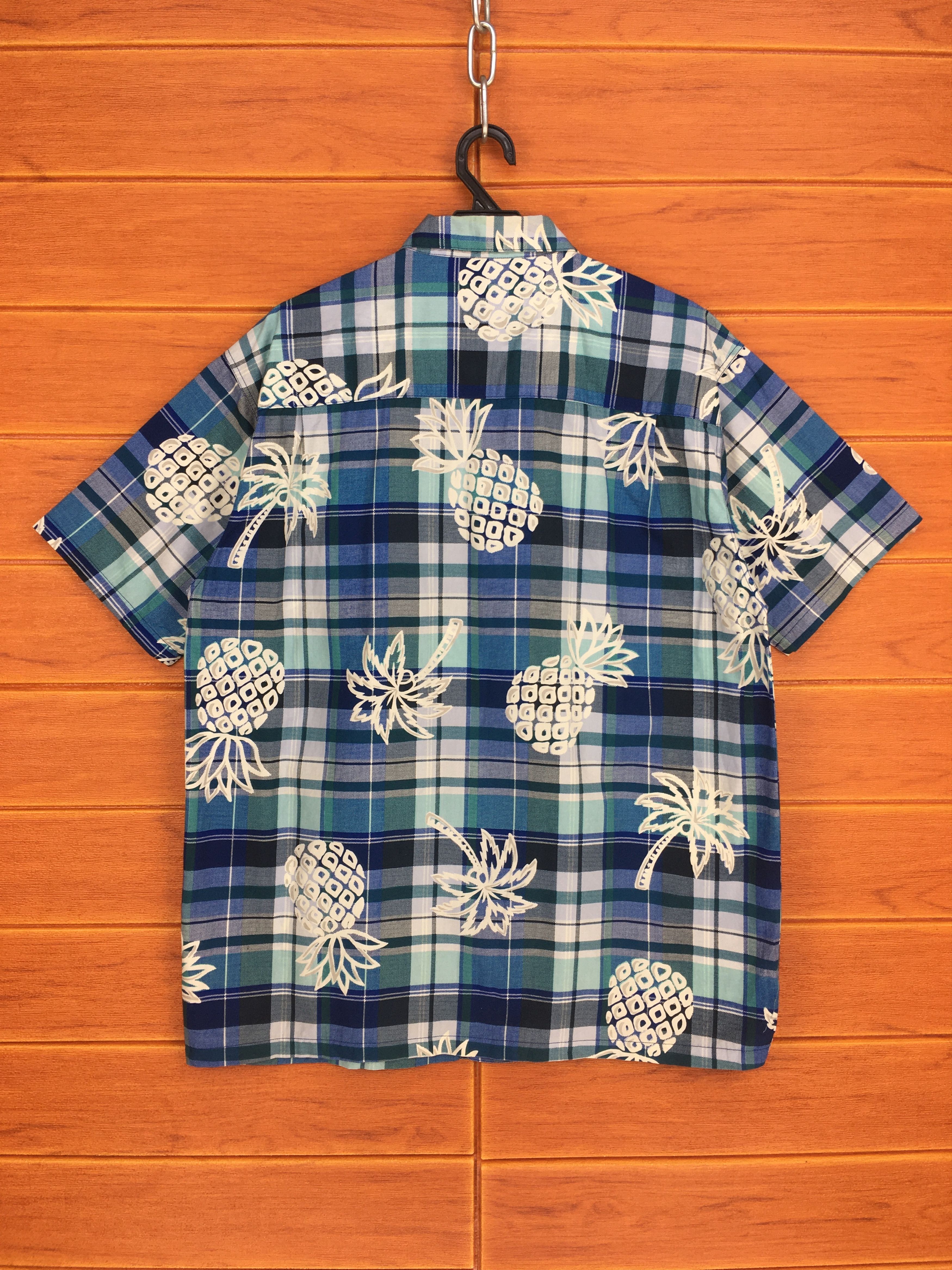 Japanese Brand Japanese Hawaiian BLANDED CLUB Pineapple Checkered Shirt Size US M / EU 48-50 / 2 - 8 Thumbnail