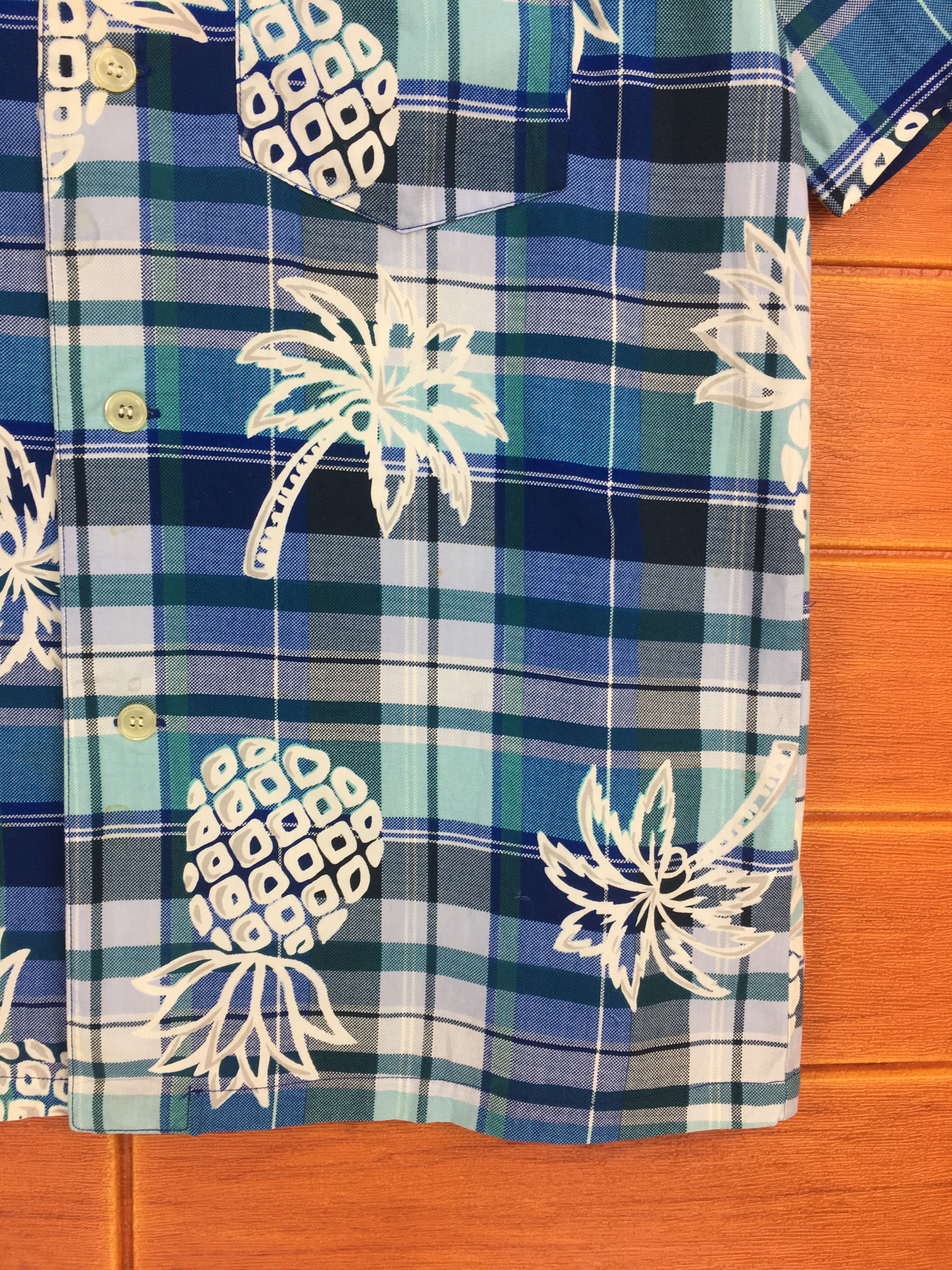 Japanese Brand Japanese Hawaiian BLANDED CLUB Pineapple Checkered Shirt Size US M / EU 48-50 / 2 - 4 Thumbnail