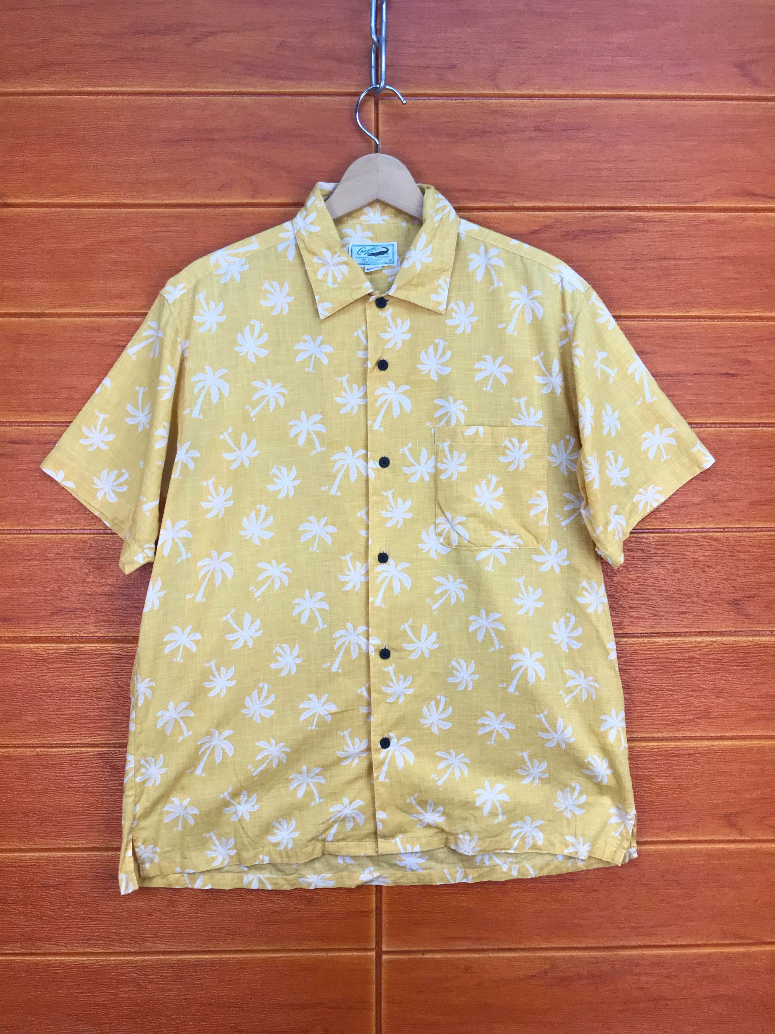 Vintage Vintage Crocodile Coconut Trees Hawaiian Shirt Size US M / EU 48-50 / 2 - 1 Thumbnail