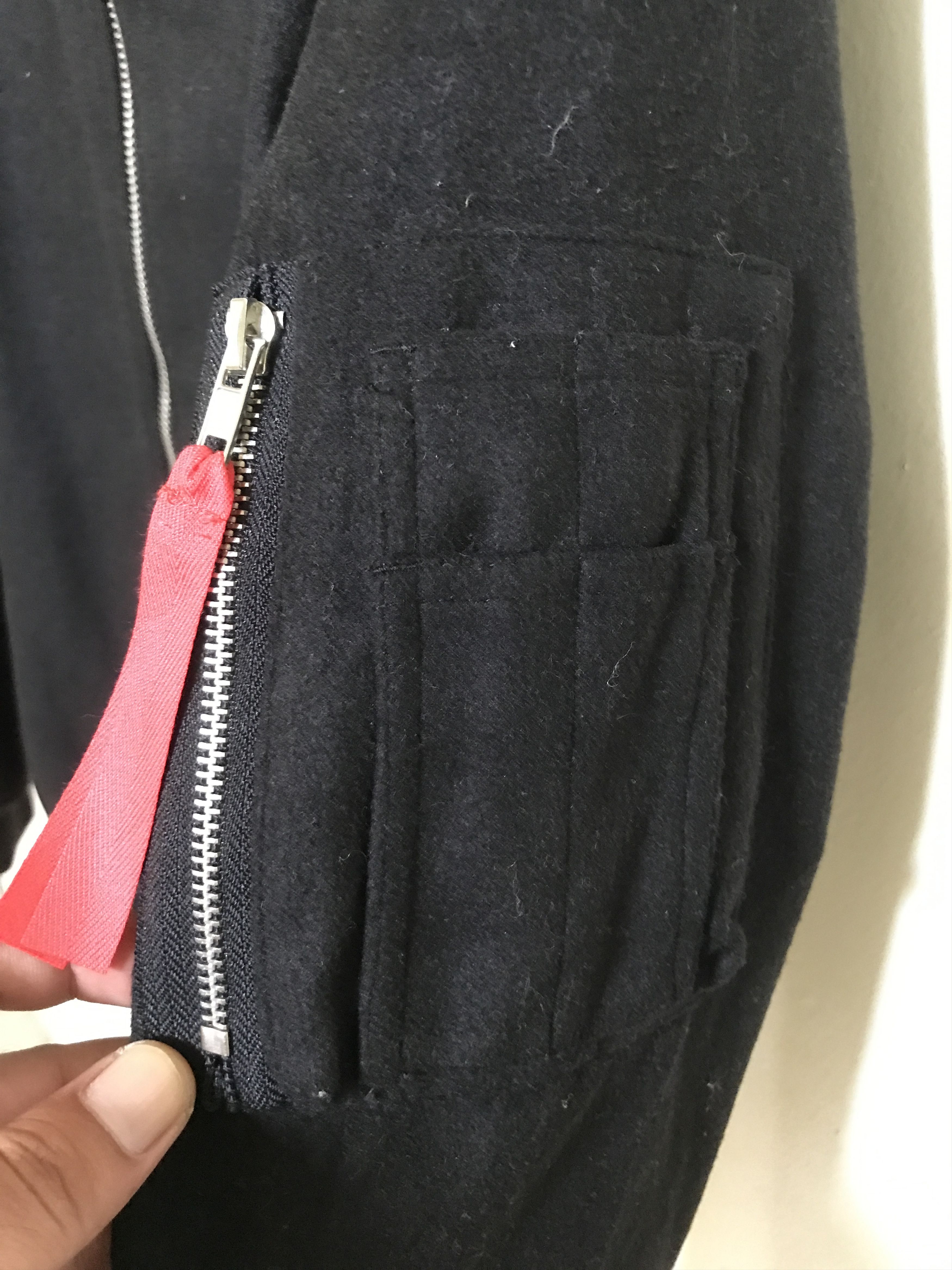 Japanese Brand JW13 BreathBirth Japan Women Wool Bomber Jacket Size M / US 6-8 / IT 42-44 - 5 Thumbnail