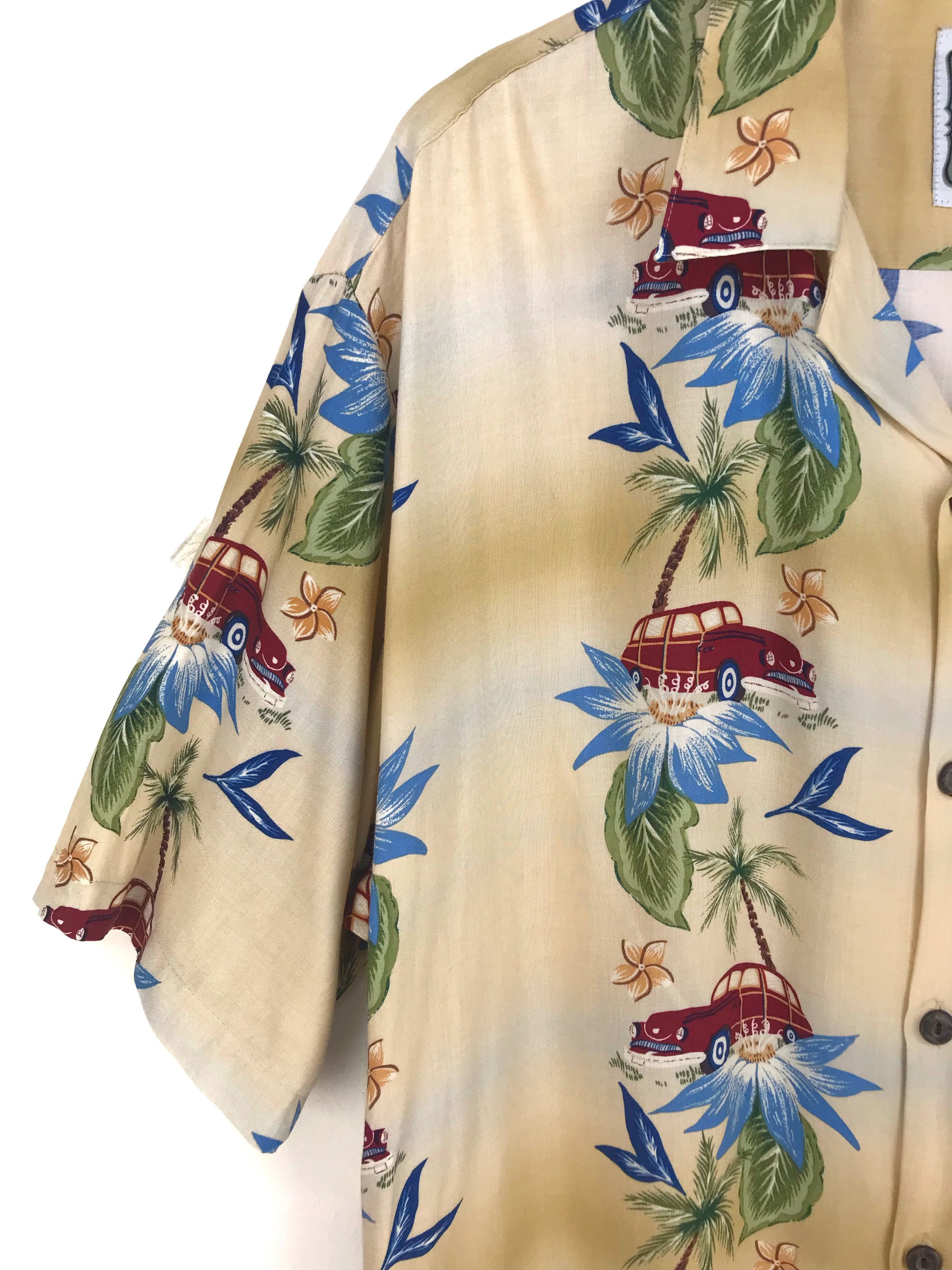 Ocean Current Vintage Ocean Current Classics Car Border Panel Hawaiian Size US L / EU 52-54 / 3 - 2 Thumbnail