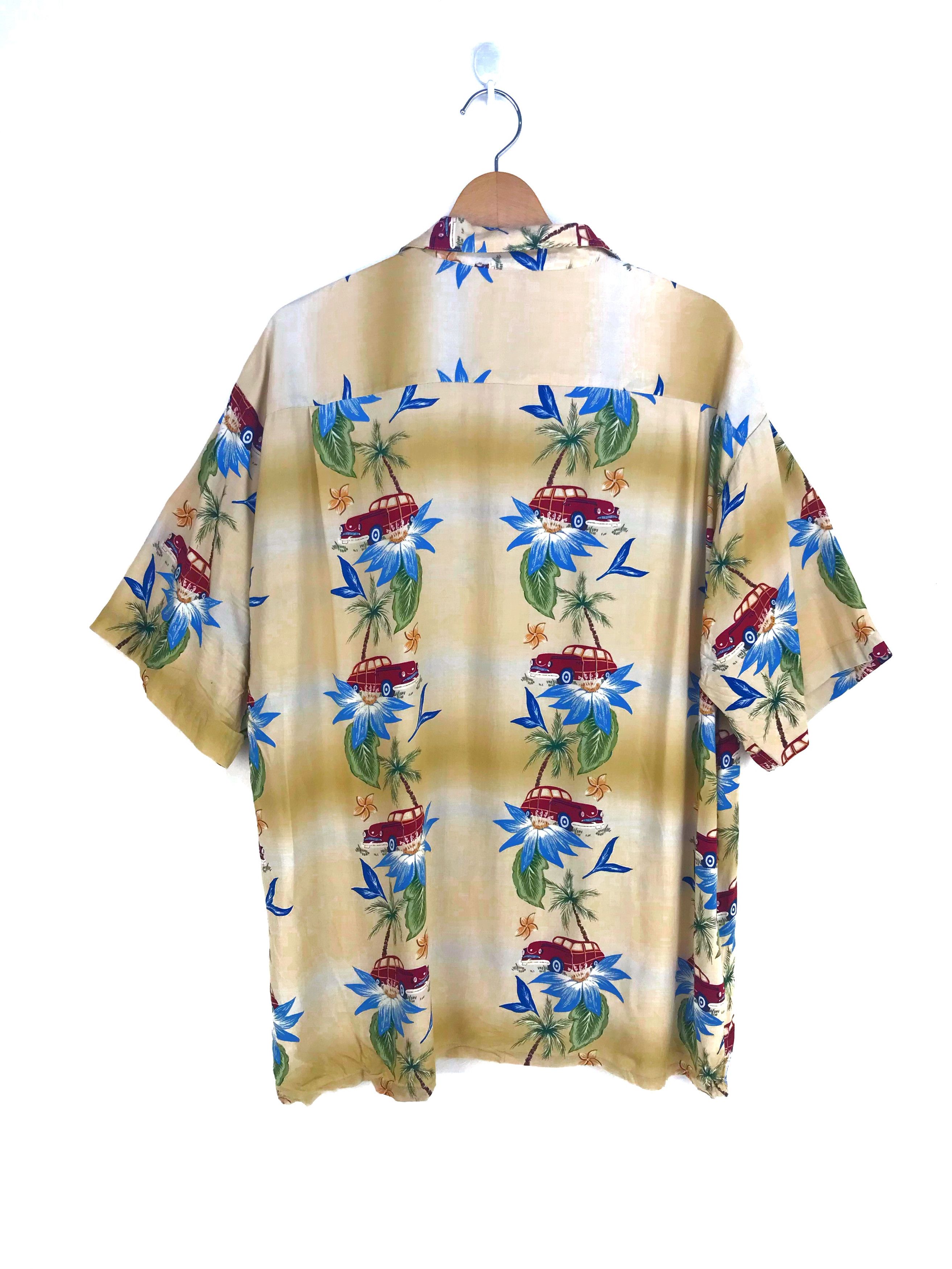 Ocean Current Vintage Ocean Current Classics Car Border Panel Hawaiian Size US L / EU 52-54 / 3 - 8 Thumbnail
