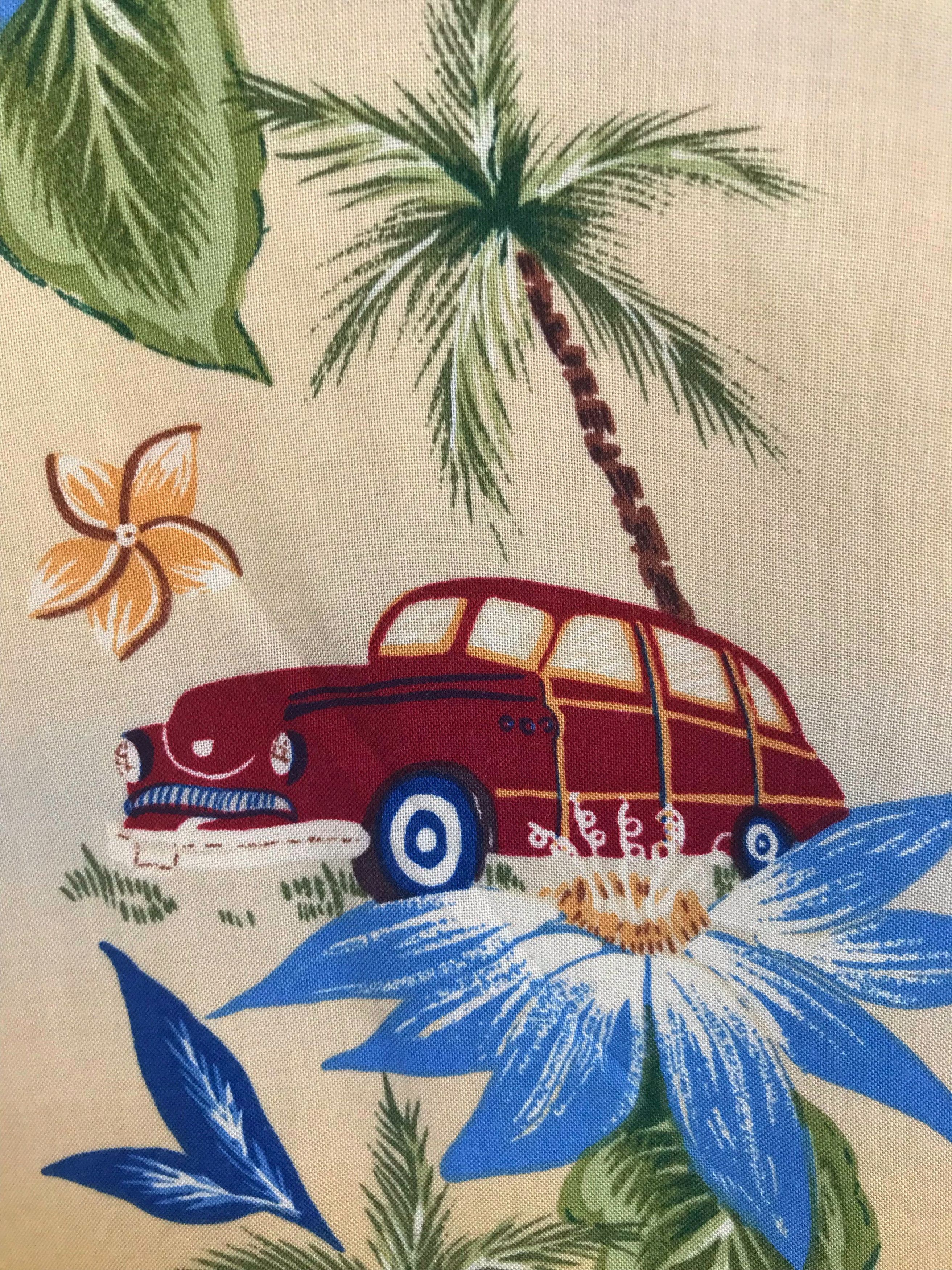 Ocean Current Vintage Ocean Current Classics Car Border Panel Hawaiian Size US L / EU 52-54 / 3 - 7 Thumbnail