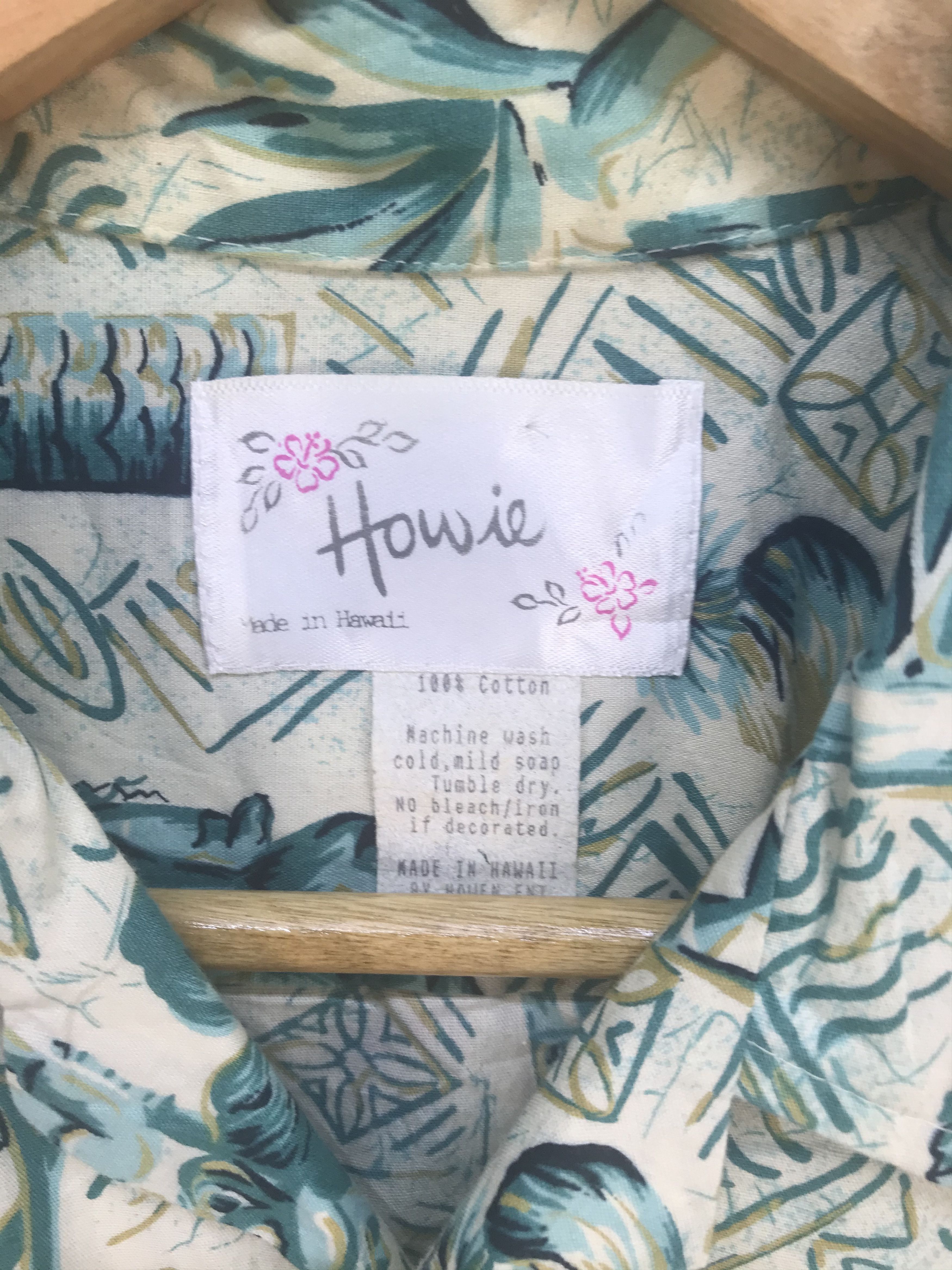Howe Vintage 70s 80s Tiki Hawaii Howie By Howen Ent Aloha Shirt Size US S / EU 44-46 / 1 - 5 Thumbnail