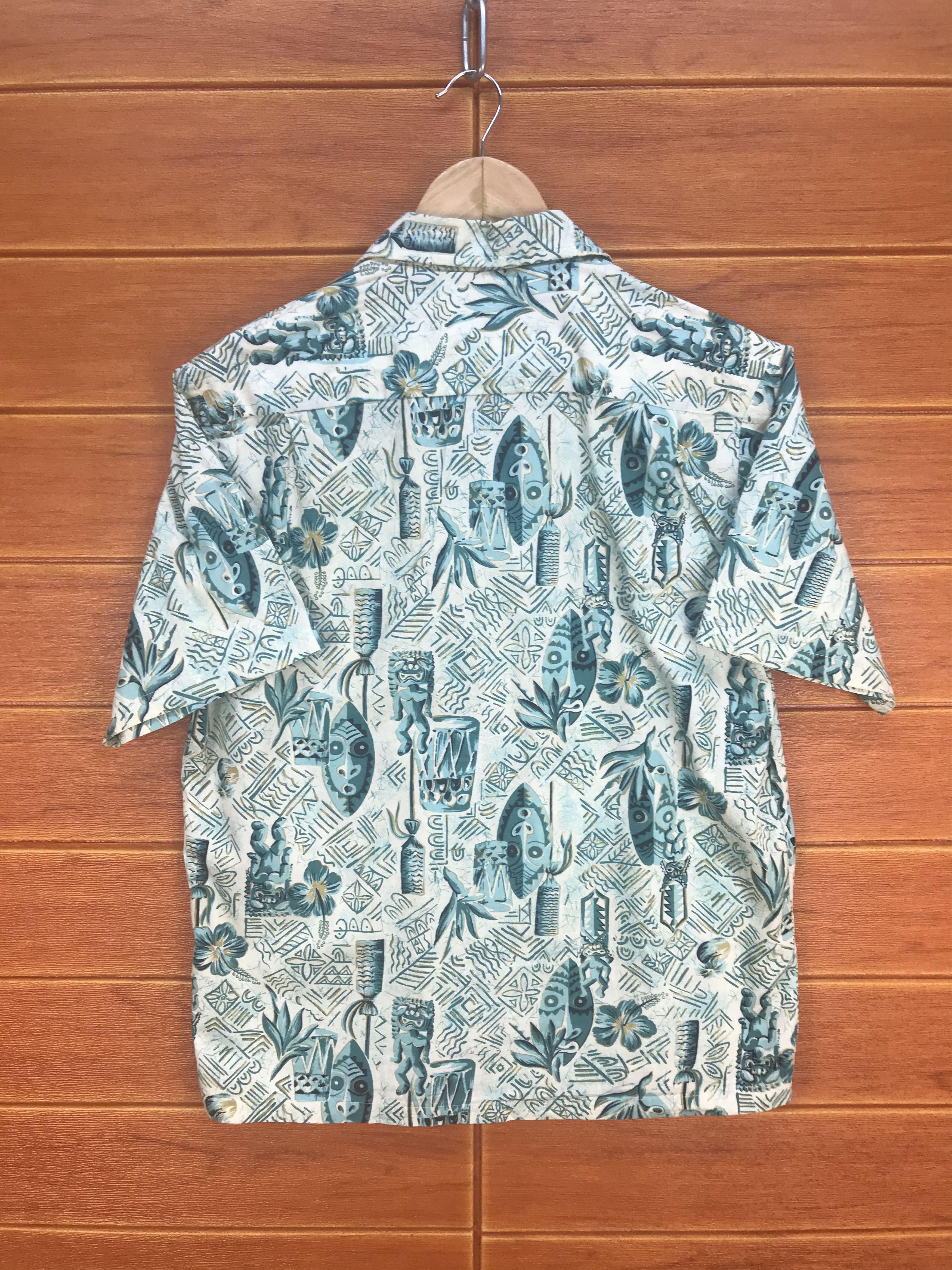 Howe Vintage 70s 80s Tiki Hawaii Howie By Howen Ent Aloha Shirt Size US S / EU 44-46 / 1 - 6 Thumbnail