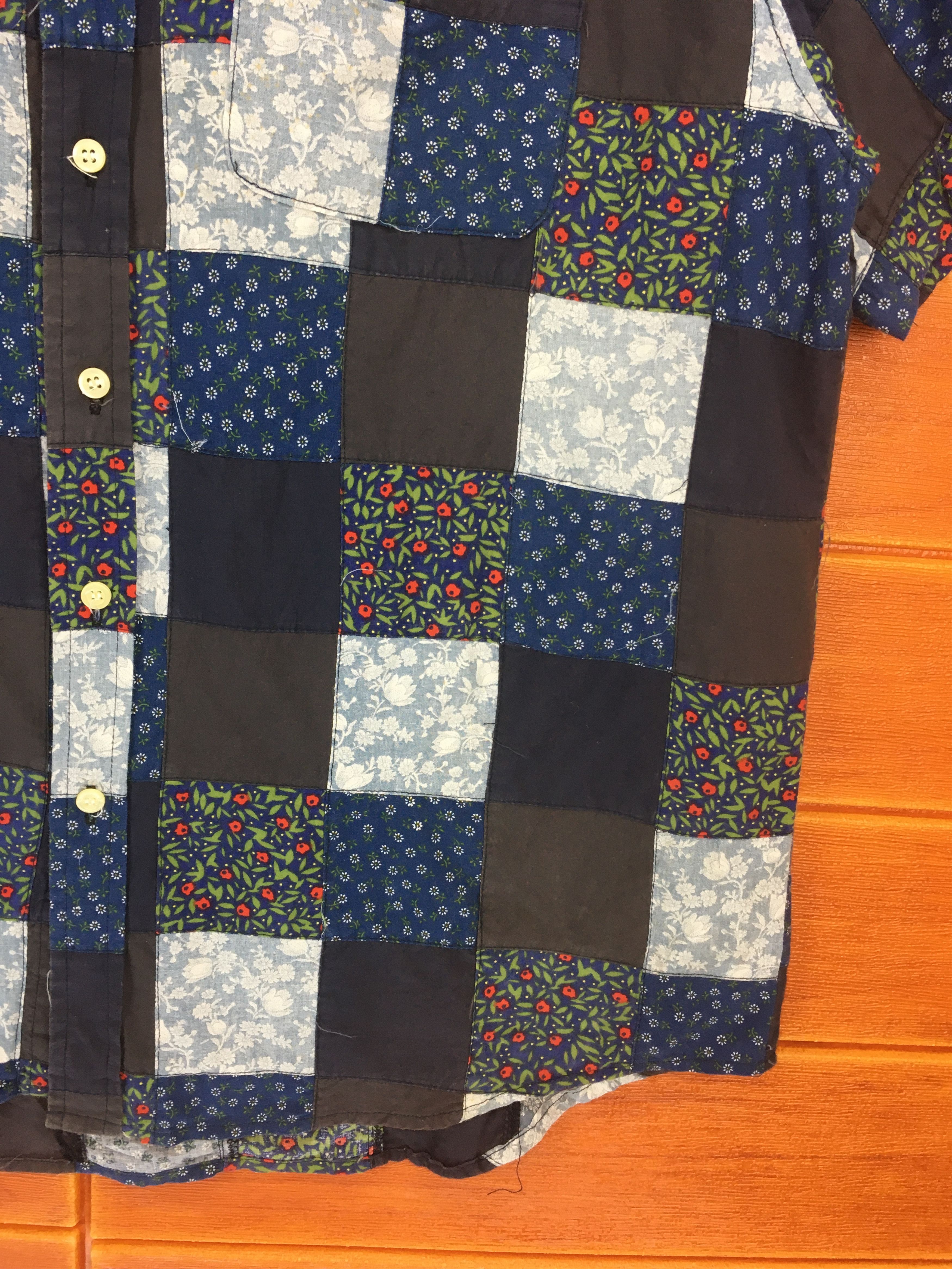 Vintage Vintage Patchwork Multi Design Button Up Shirt Size US M / EU 48-50 / 2 - 4 Thumbnail