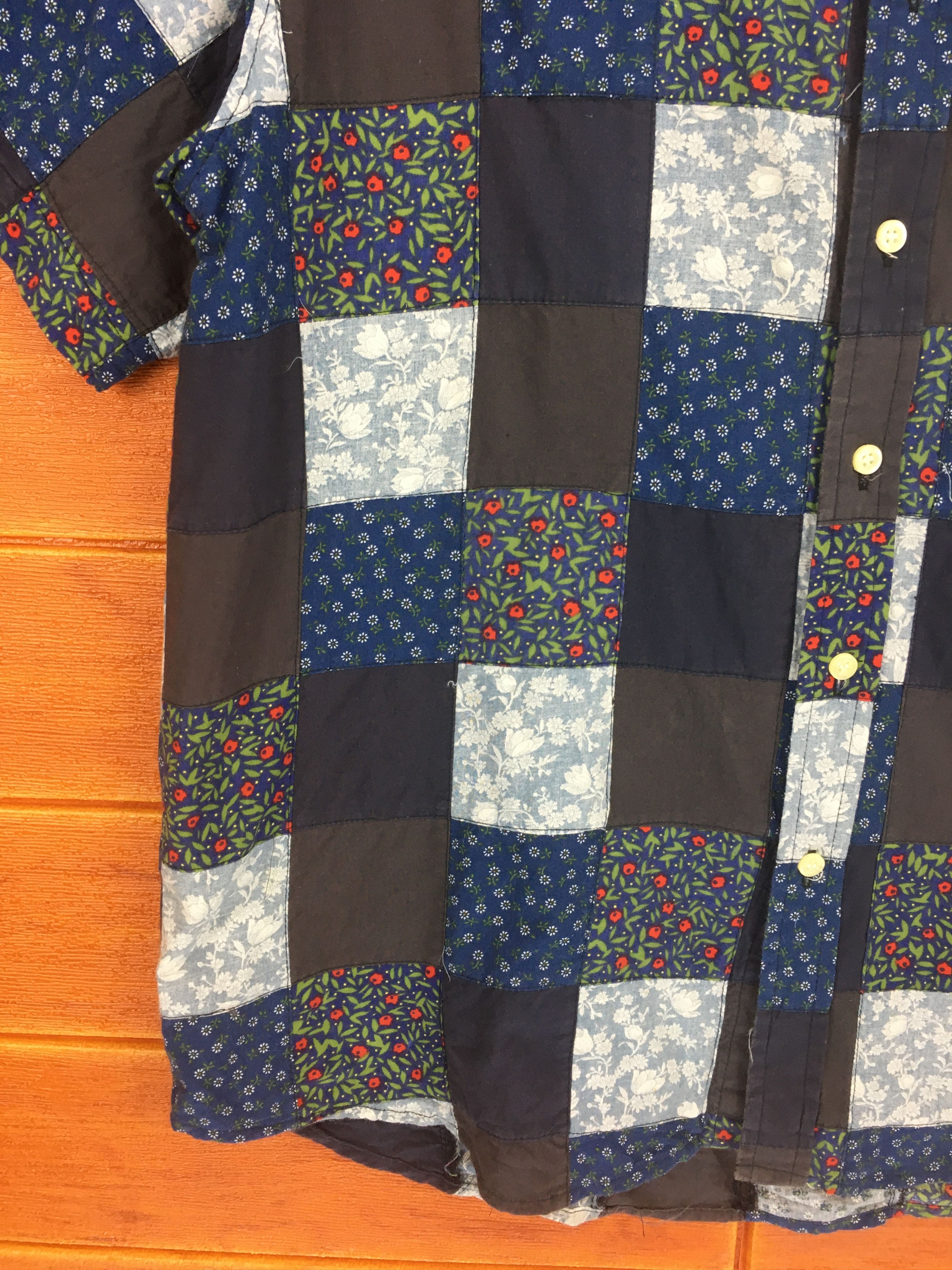 Vintage Vintage Patchwork Multi Design Button Up Shirt Size US M / EU 48-50 / 2 - 3 Thumbnail
