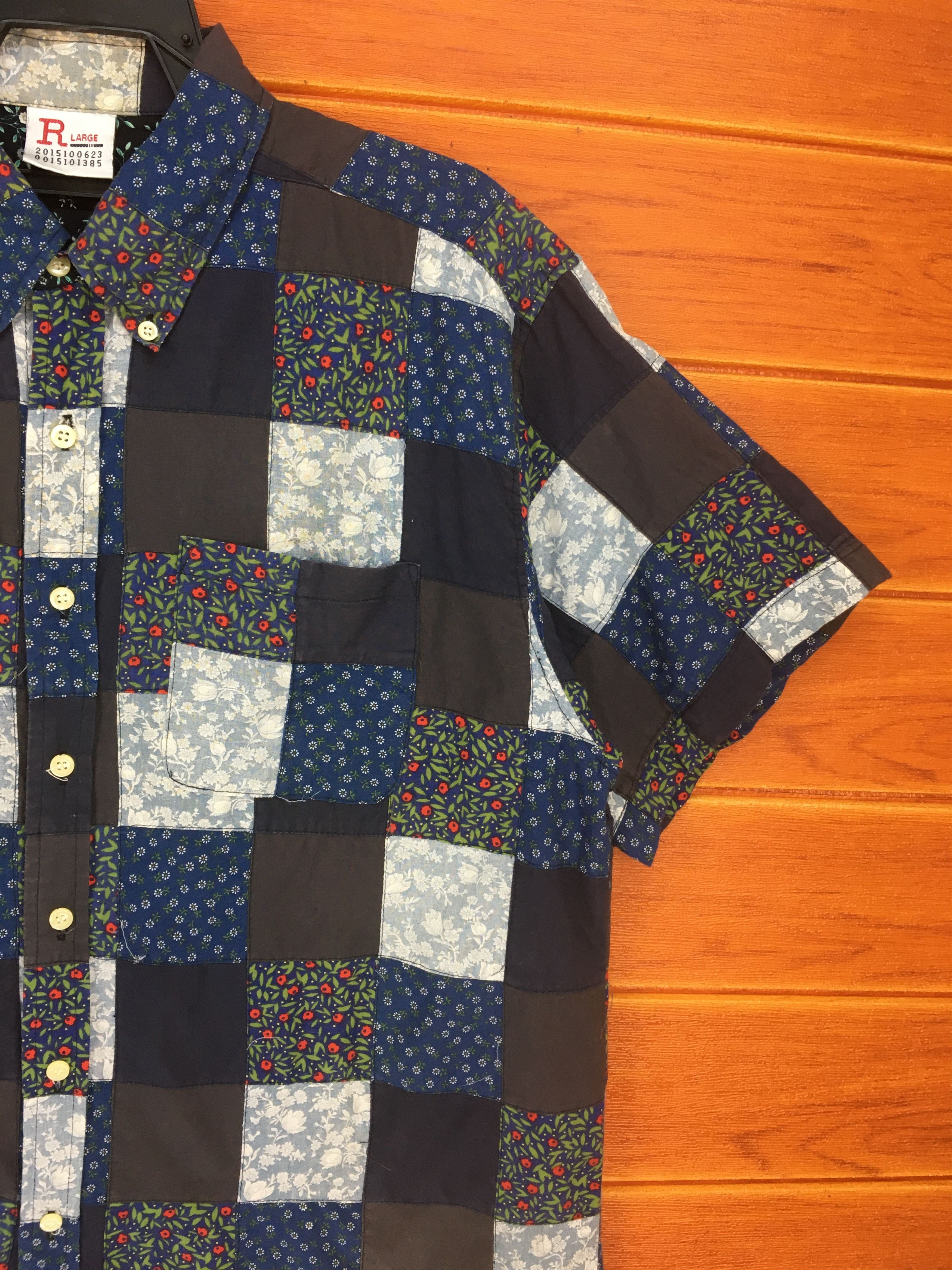 Vintage Vintage Patchwork Multi Design Button Up Shirt Size US M / EU 48-50 / 2 - 5 Thumbnail