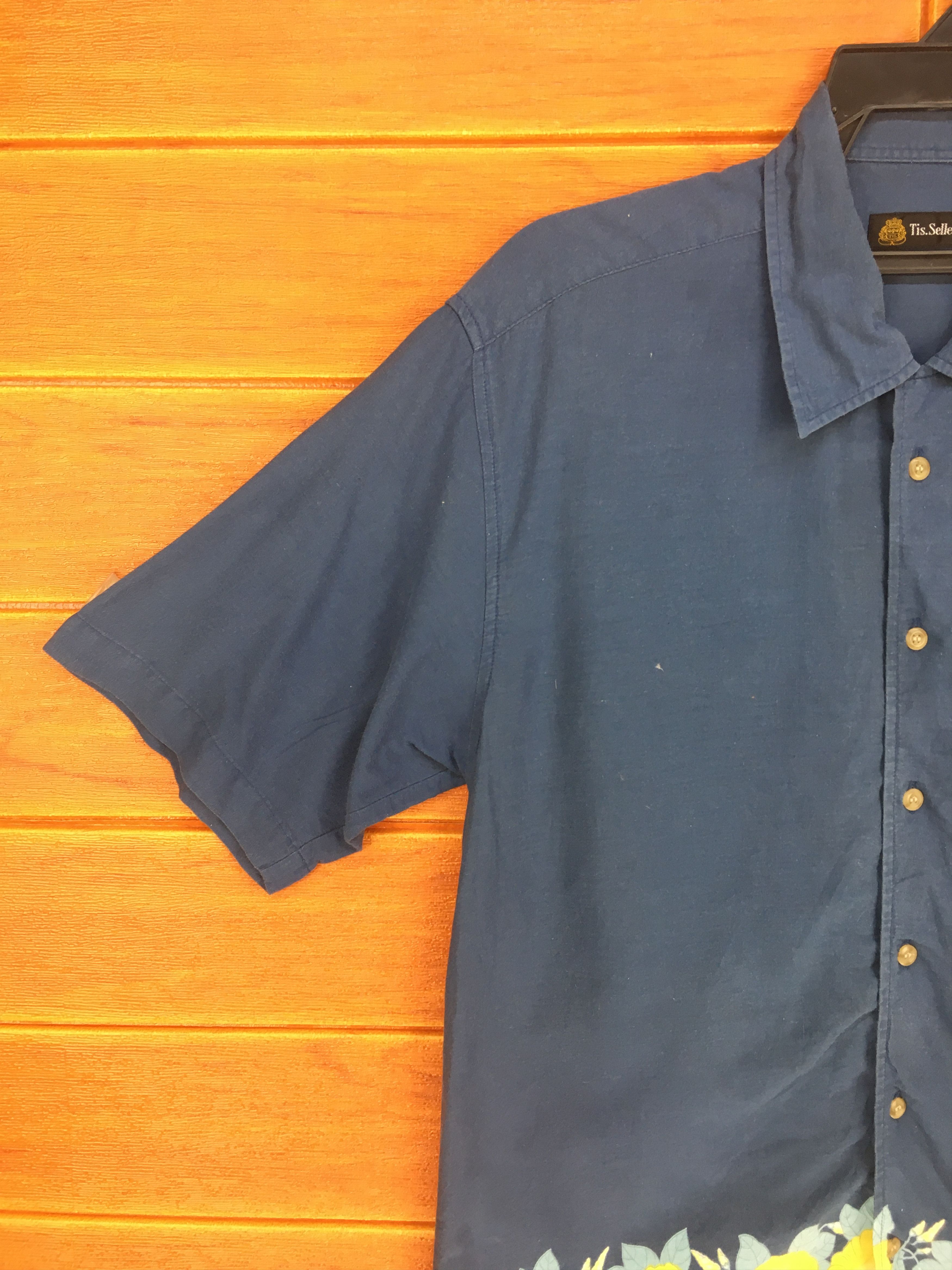 Vintage Vintage TIS SELLECTION Hawaiian Shirt Size US M / EU 48-50 / 2 - 2 Thumbnail