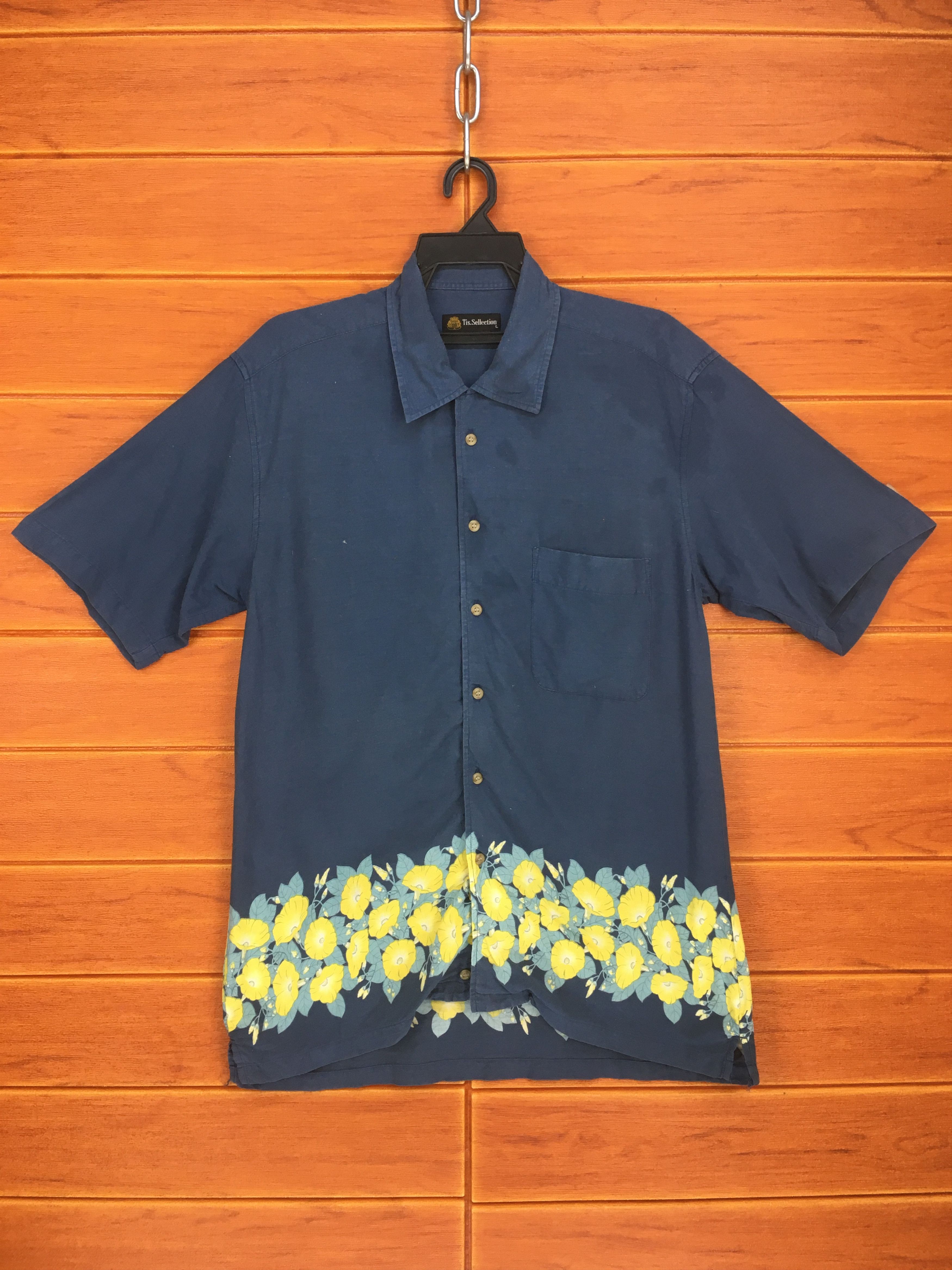 Vintage Vintage TIS SELLECTION Hawaiian Shirt Size US M / EU 48-50 / 2 - 1 Thumbnail