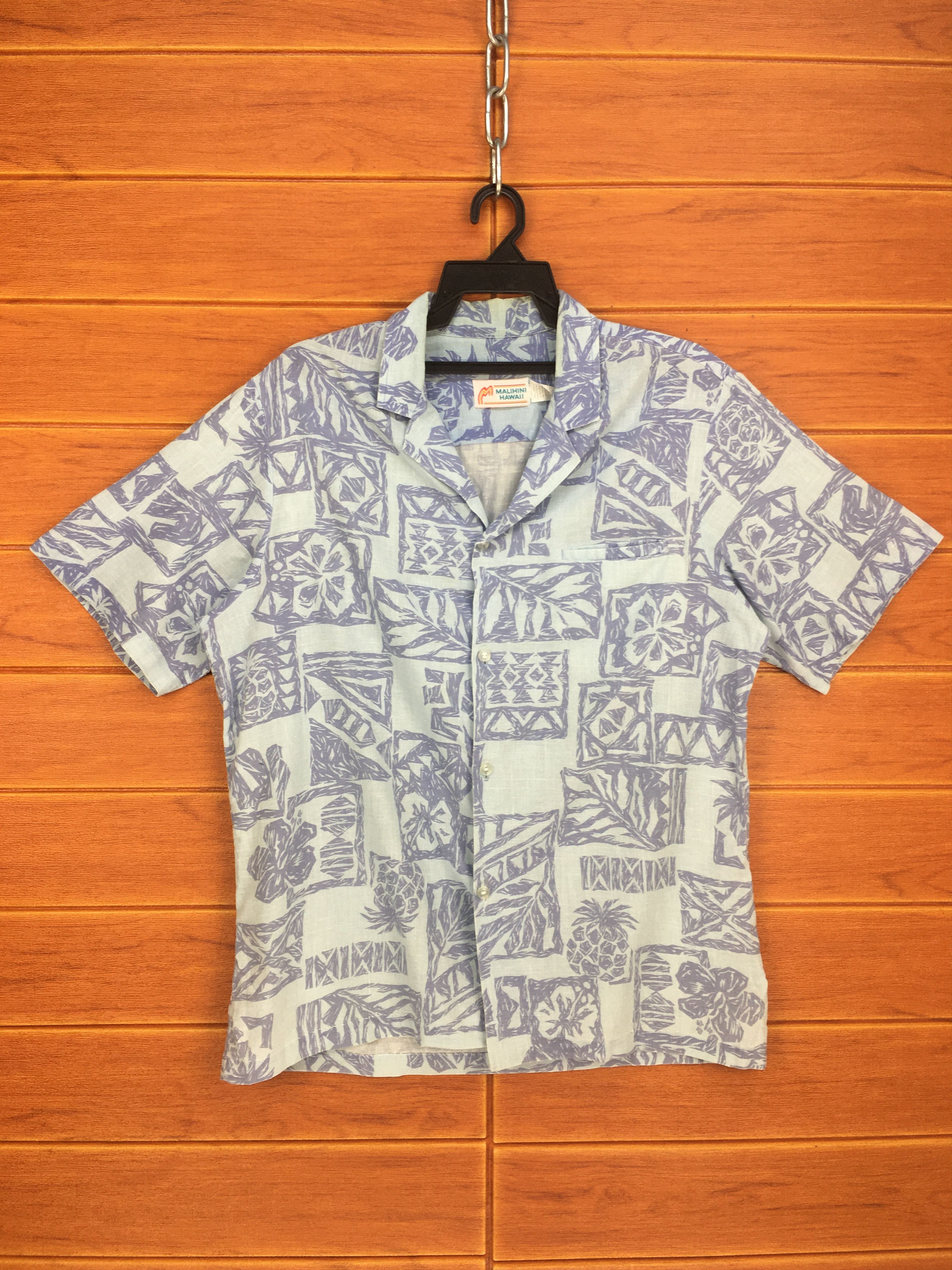 Vintage Vintage MALIHINI HAWAII Hawaiian Shirt Size US M / EU 48-50 / 2 - 1 Thumbnail