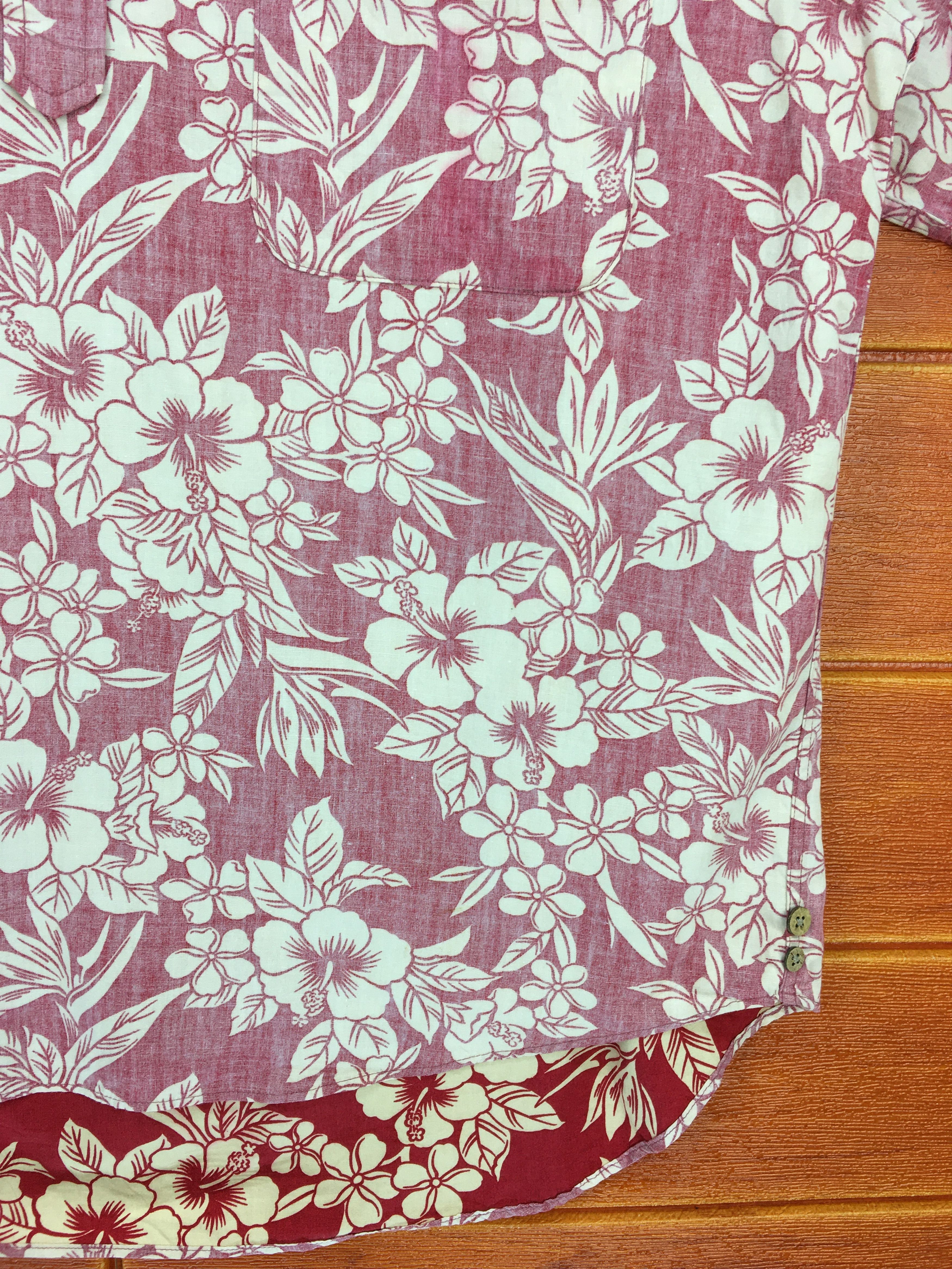 Vintage Japanese Brand RELLOY Reverse Print Hawaiian Shirt Size US M / EU 48-50 / 2 - 5 Thumbnail