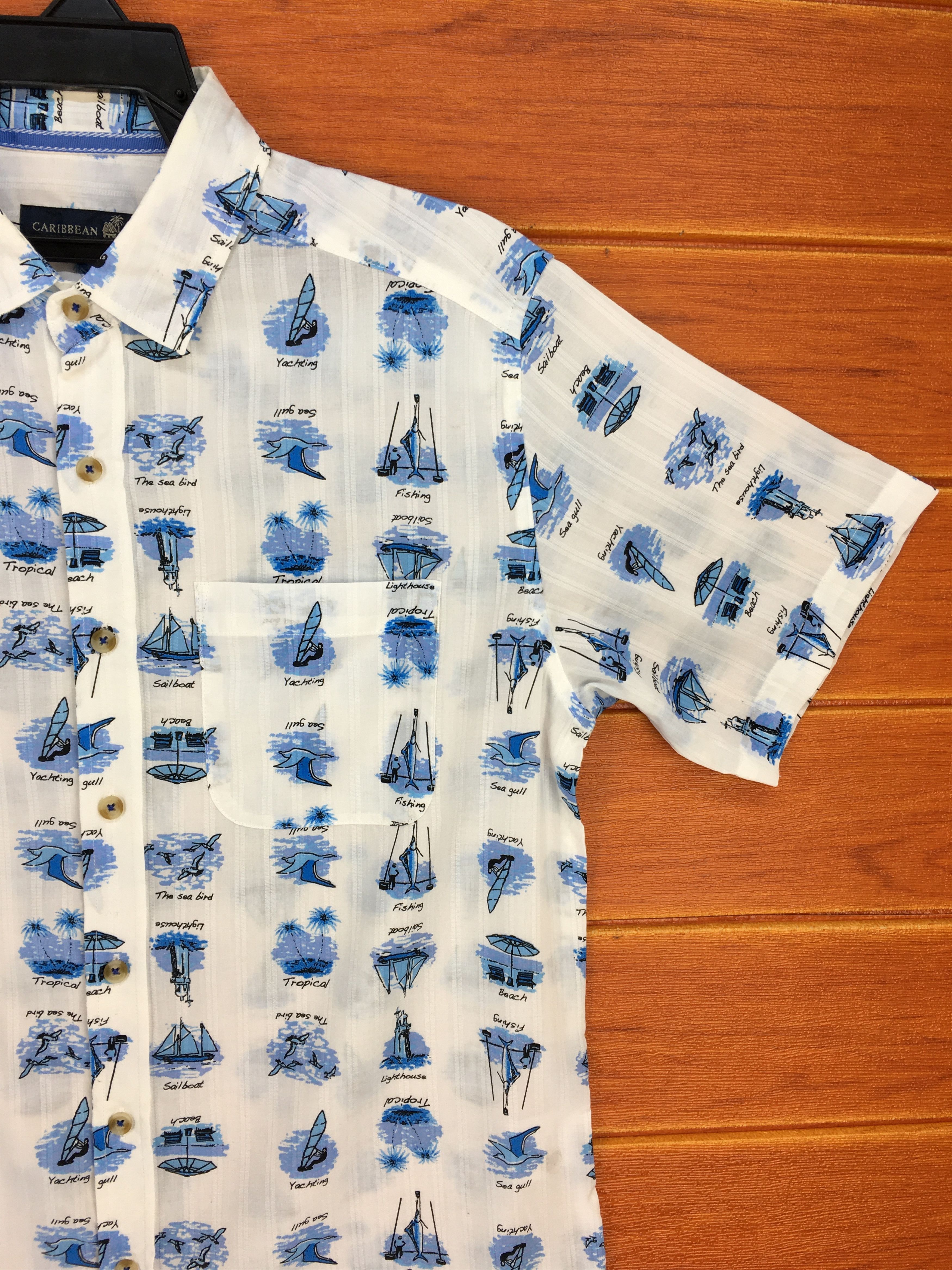 Caribbean CARIBBEAN JOY Hawaiian Shirt / Aloha Wear Size US M / EU 48-50 / 2 - 3 Thumbnail