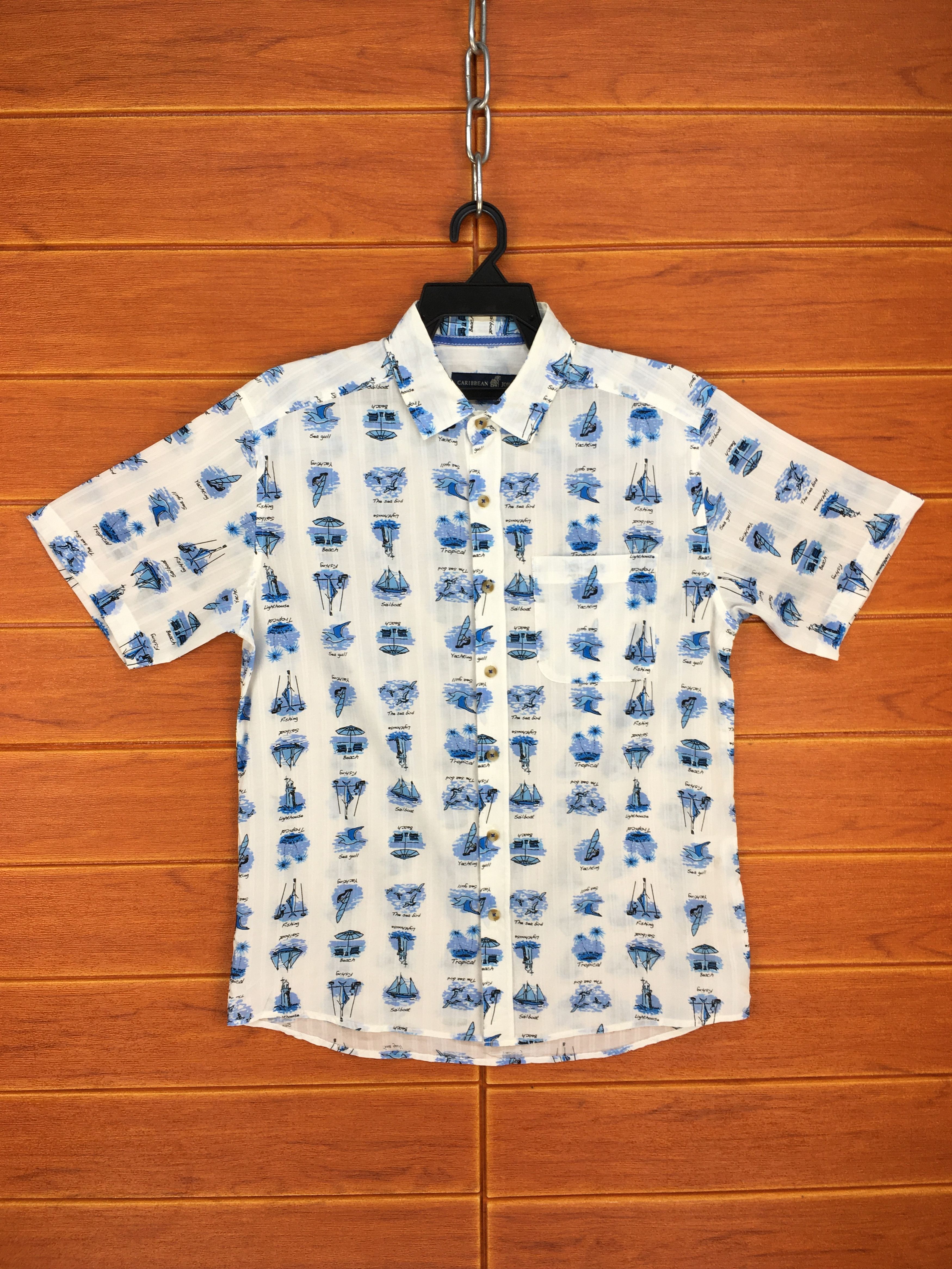 Caribbean CARIBBEAN JOY Hawaiian Shirt / Aloha Wear Size US M / EU 48-50 / 2 - 1 Thumbnail