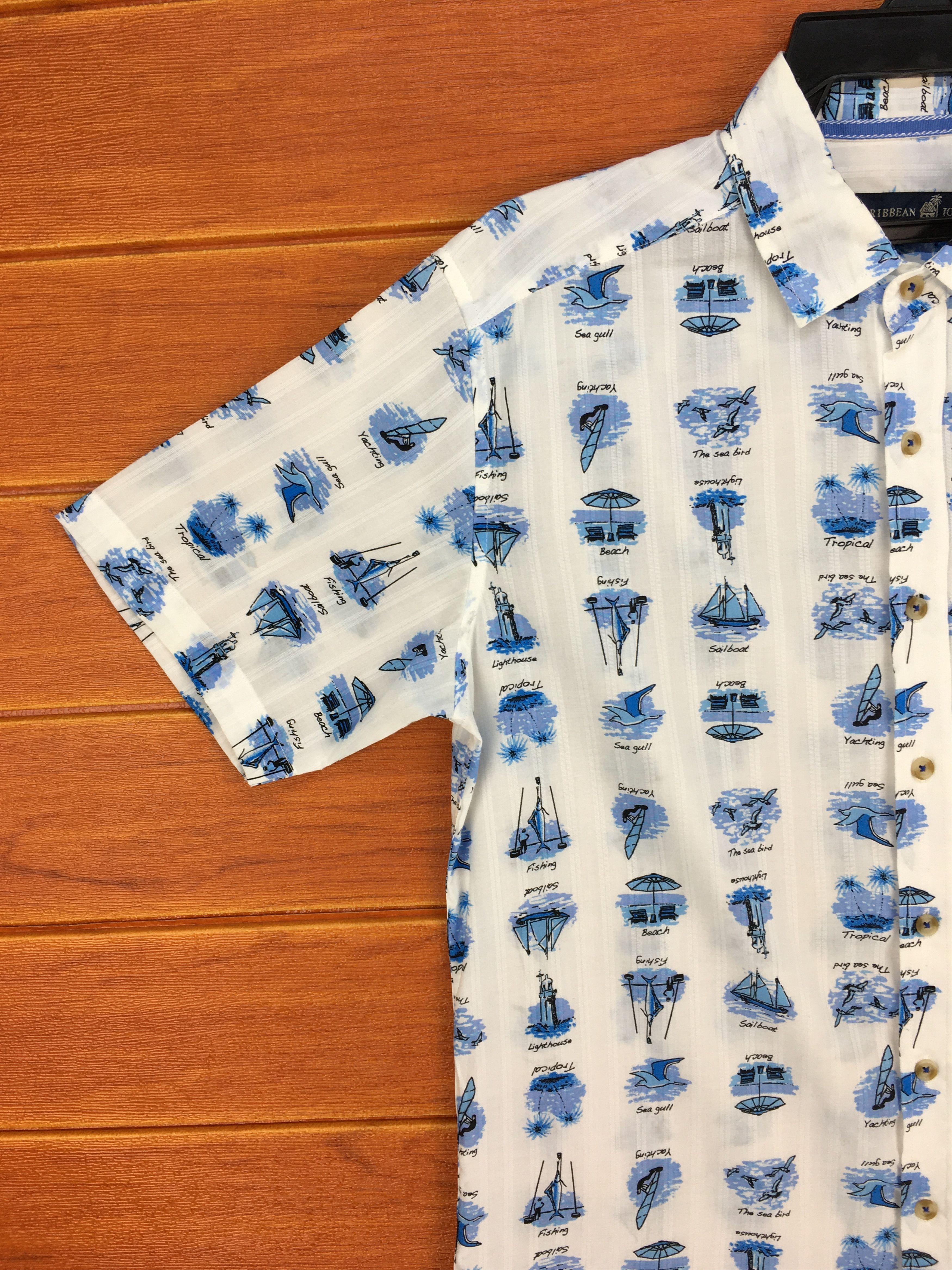 Caribbean CARIBBEAN JOY Hawaiian Shirt / Aloha Wear Size US M / EU 48-50 / 2 - 2 Thumbnail