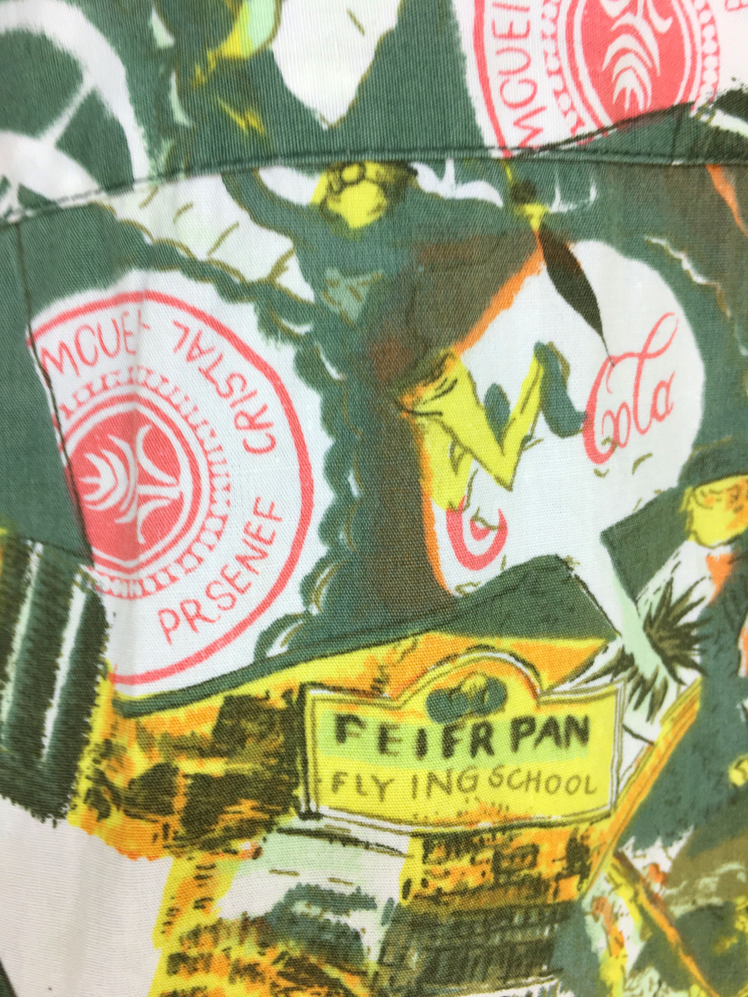 Vintage Vintage Sign Art Coca Cola Pepsi Hawaiian Shirt Size US L / EU 52-54 / 3 - 8 Thumbnail