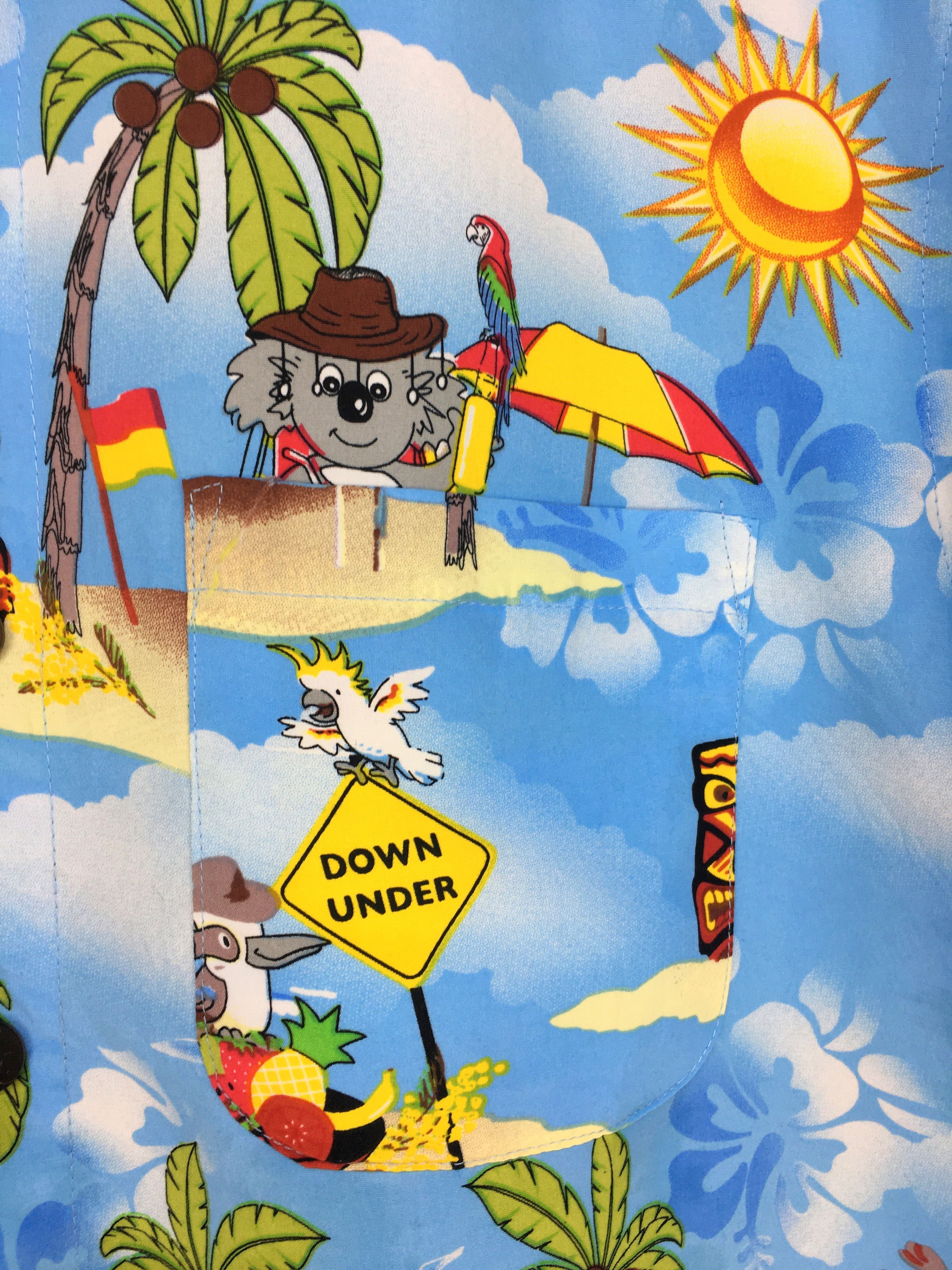 Man Made In Australia Vintage LOWES AUSTRALIA Hawaiian Shirt Size US S / EU 44-46 / 1 - 6 Thumbnail