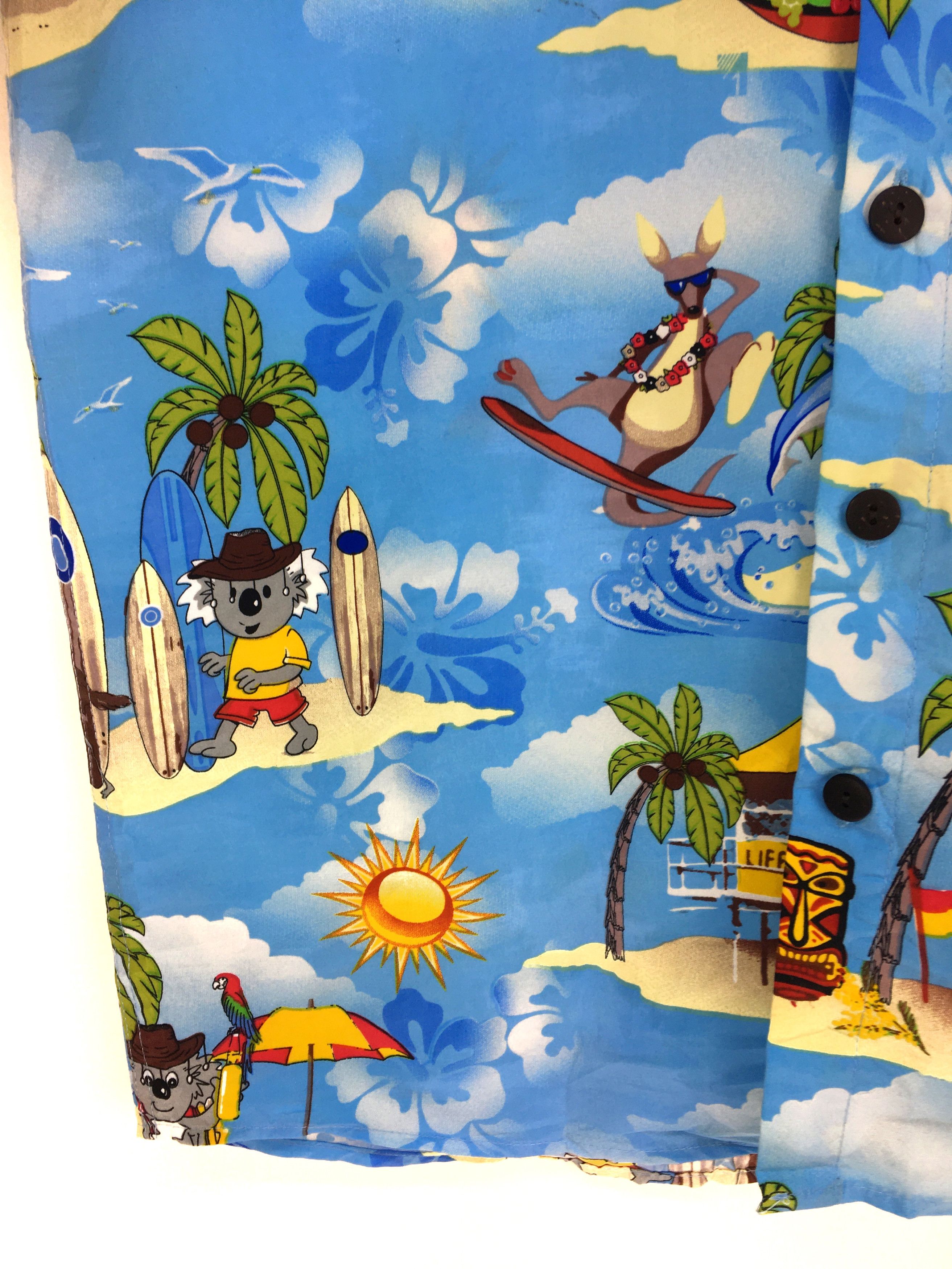 Man Made In Australia Vintage LOWES AUSTRALIA Hawaiian Shirt Size US S / EU 44-46 / 1 - 5 Thumbnail